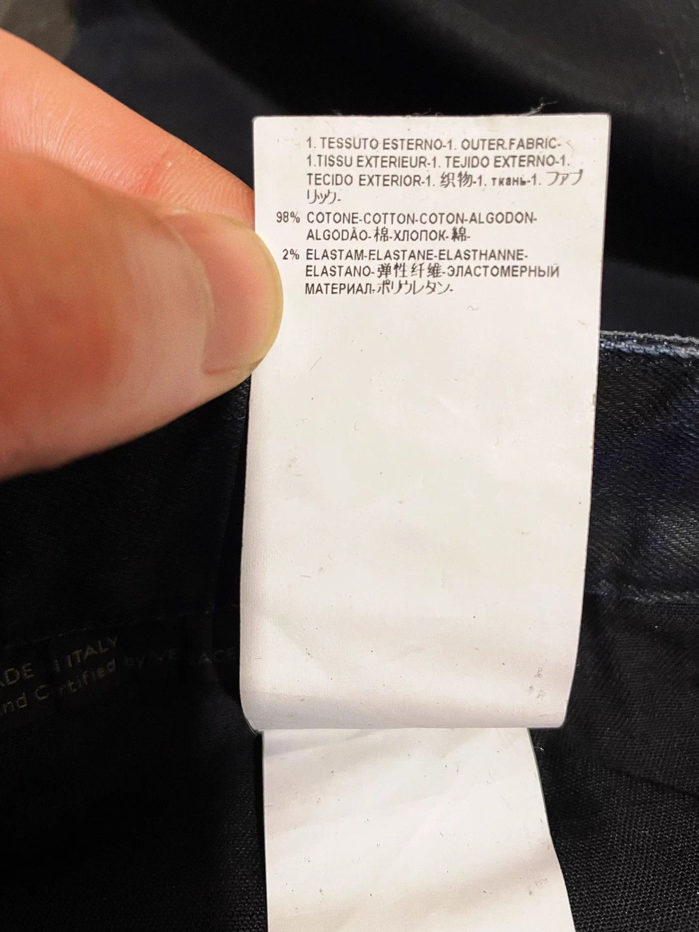 Versace Versace Main Line Men's Denim Pants 34 Size US 34 / EU 50 - 8 Thumbnail