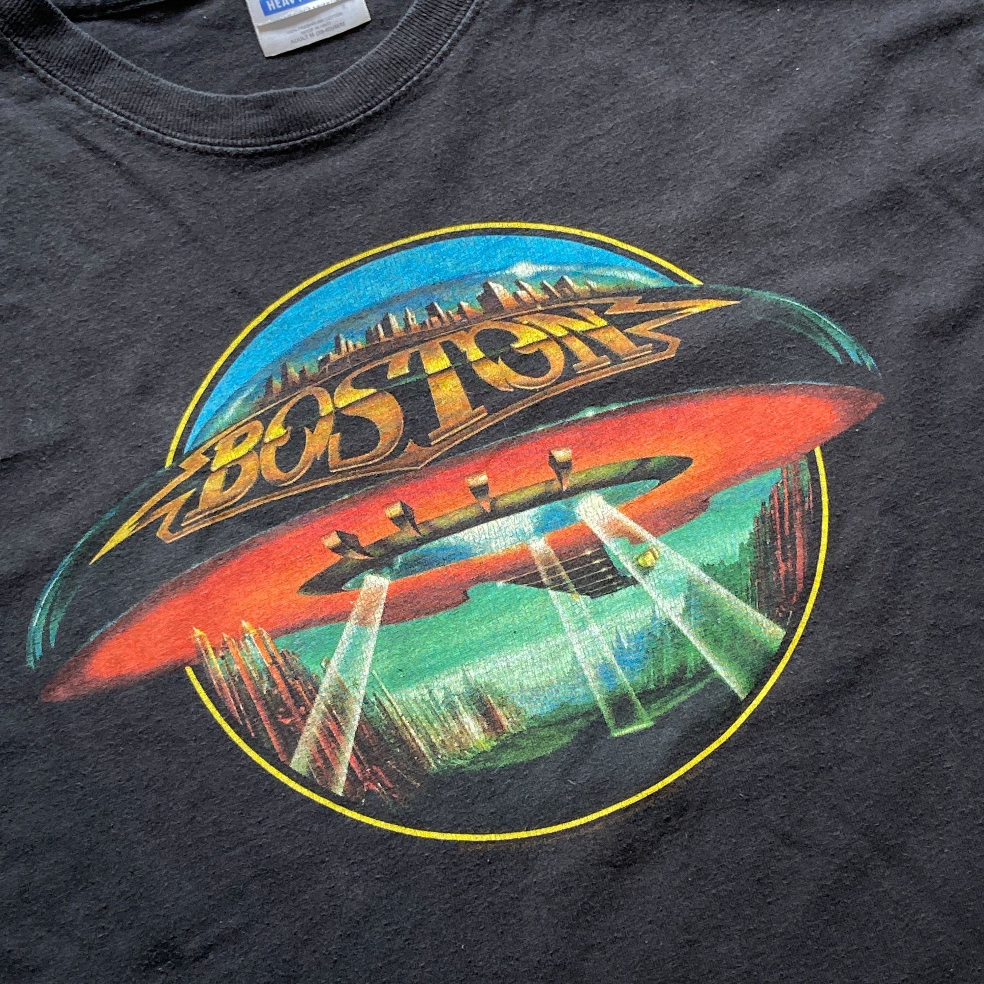 Hanes 1978 BOSTON WORLD TOUR, HANES HEAVYWEIGHT Original Tour Merc Size US M / EU 48-50 / 2 - 3 Thumbnail
