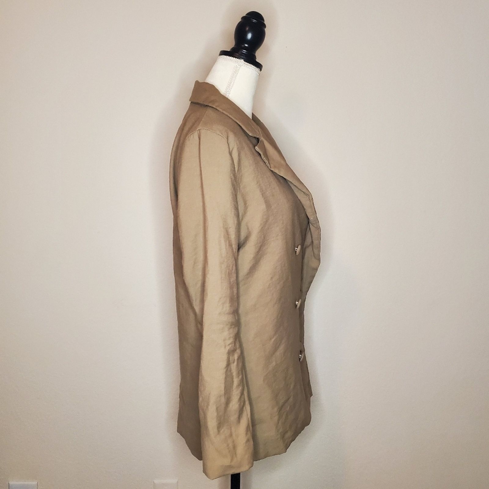 Nasty Gal Nasty Gal Tan Blazer 6 Size M / US 6-8 / IT 42-44 - 2 Thumbnail