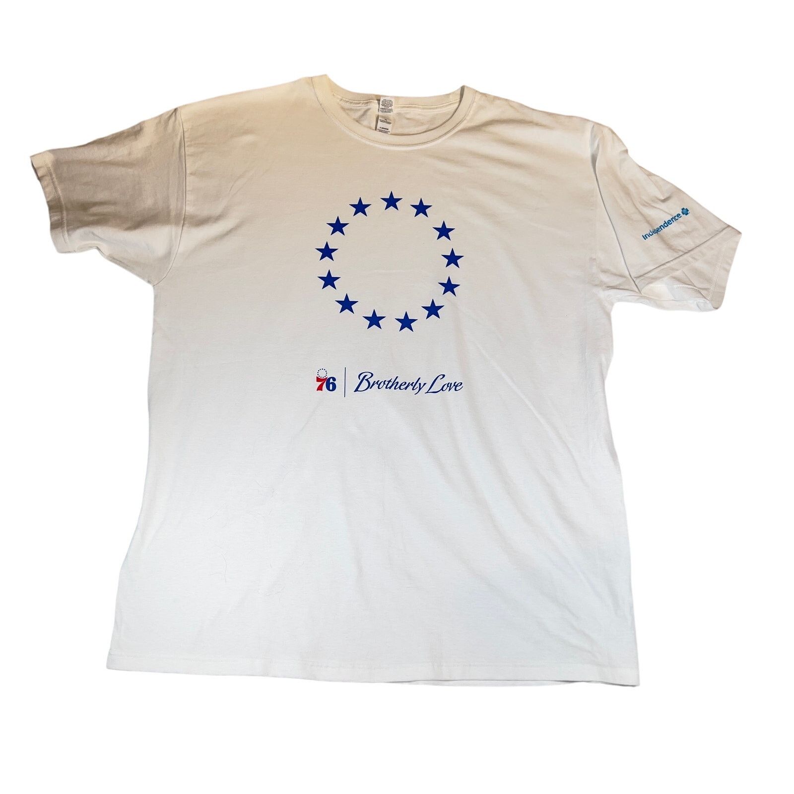 Other Philadelphia 76ers T-Shirt Men's XL White PreShrunk Cotton Size US XL / EU 56 / 4 - 1 Thumbnail