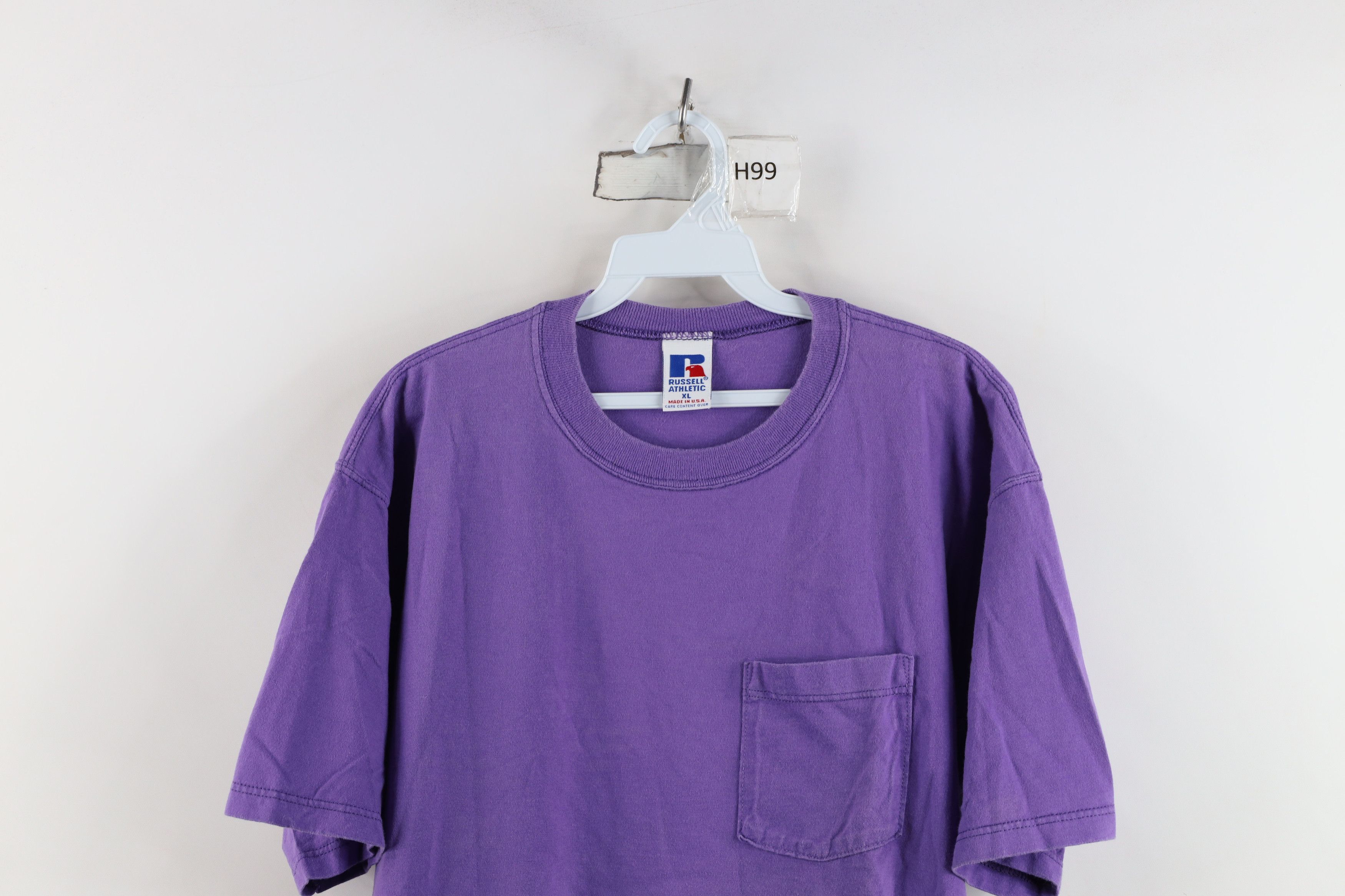 Russell Athletic Vintage 90s Russell Athletic Short Sleeve Pocket T-Shirt USA Size US XL / EU 56 / 4 - 2 Thumbnail