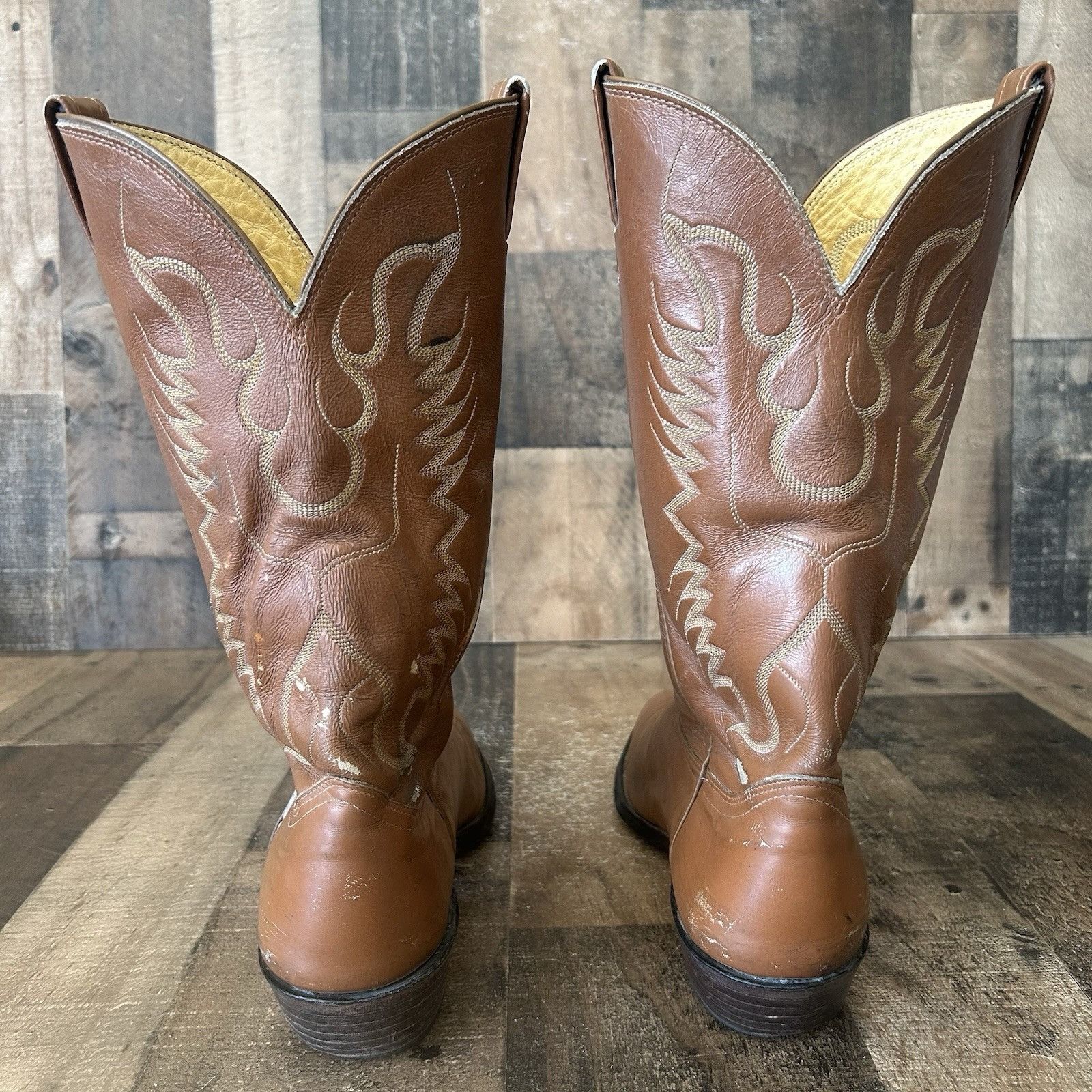 Nocona Boots Nocona Vintage Western Cowboy Boots Mens 11 D Size US 11 / EU 44 - 8 Thumbnail