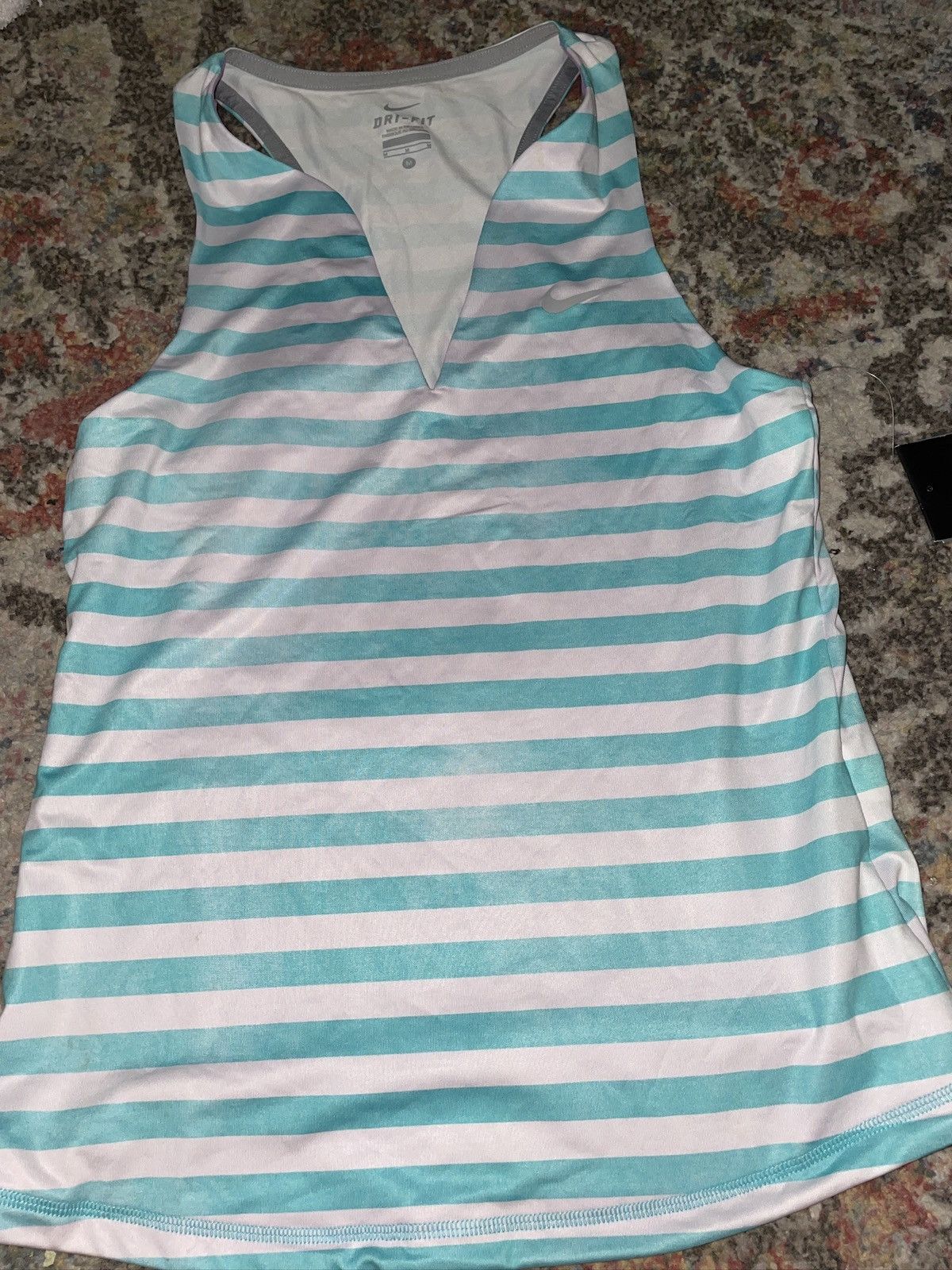 Nike Blue and white Nike tank Size M / US 6-8 / IT 42-44 - 1 Thumbnail
