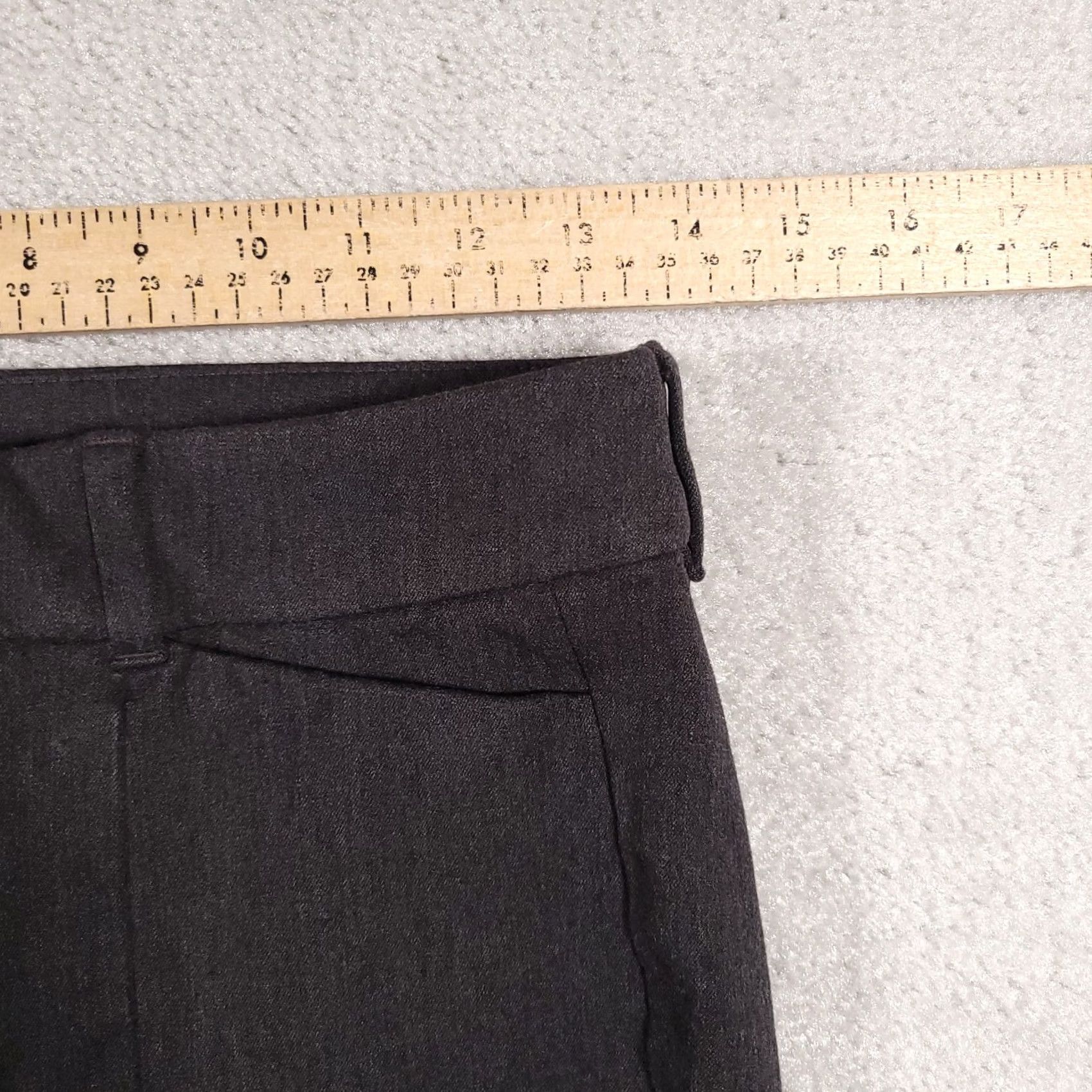 Old Navy Old Navy Pixie Split Hem Pants Women's 4 Gray Stretch Slim Mid Rise Ankle Pants Size 27" / US 4 / IT 40 - 7 Thumbnail