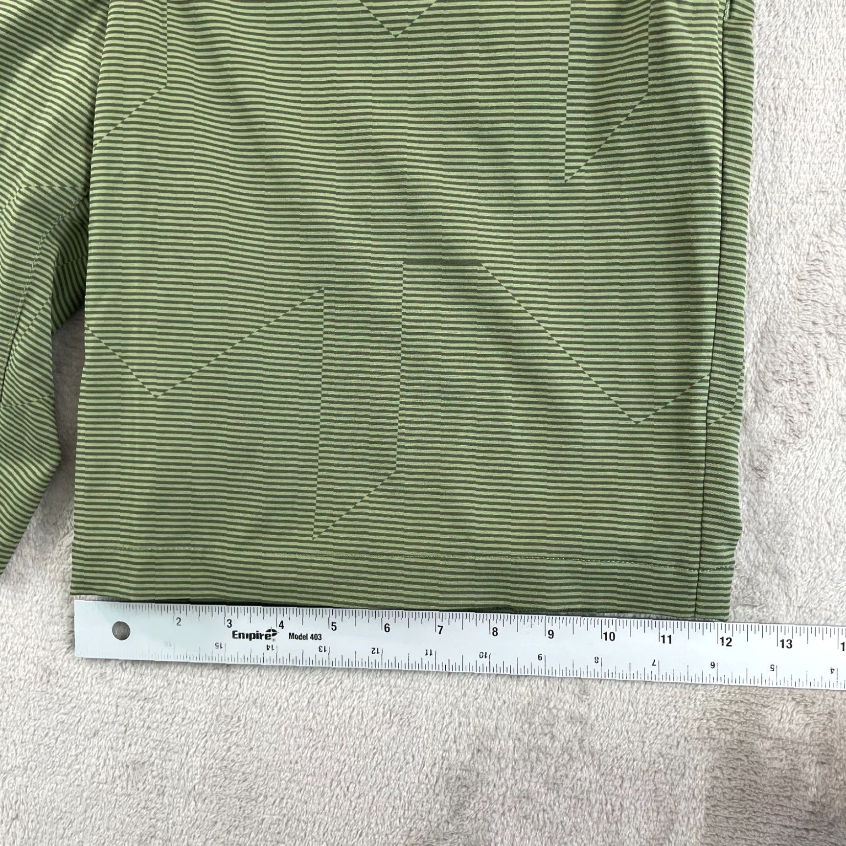 Nike Nike Golf Shorts Mens 36 Green Striped Performance Wicking Dri Fit NWOT Size US 36 / EU 52 - 6 Thumbnail