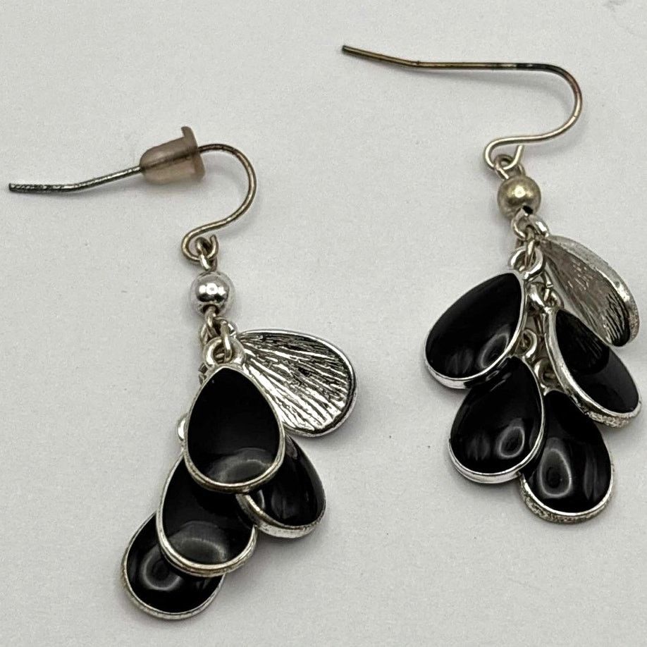 Other Black Tear Drop DressBarn Earrings Size ONE SIZE - 3 Thumbnail
