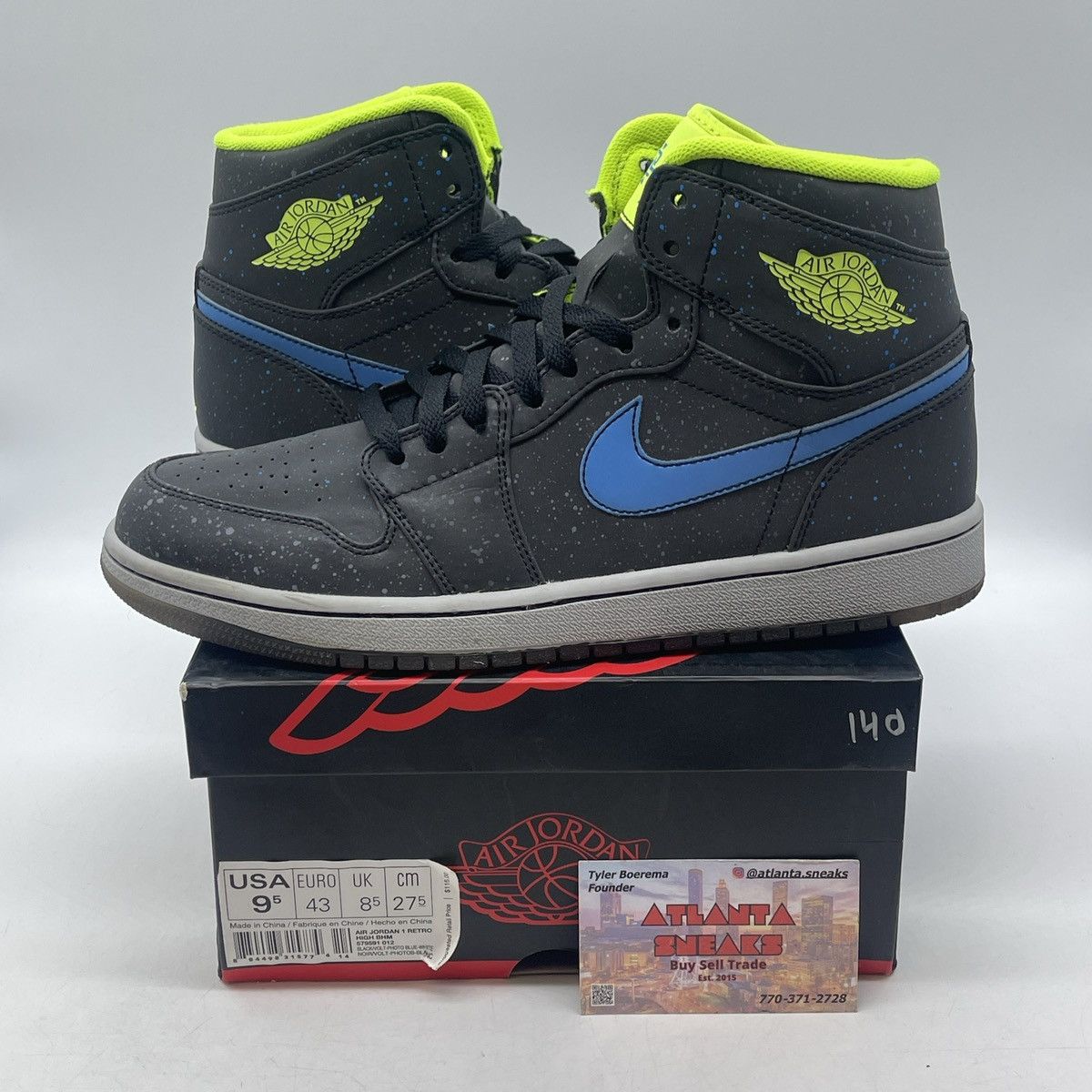 Jordan Brand Air Jordan 1 high BHM Size US 9.5 / EU 42-43 - 1 Thumbnail