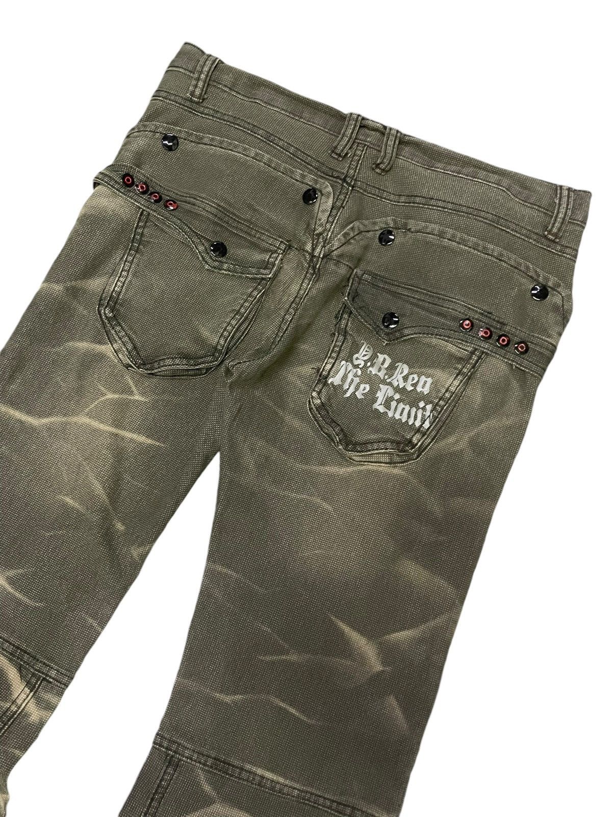 BUFFALO BOBS × GOSTAR DE FUGA × Hysteric Glamour Japanese Brand Panelled Claw Mark Whiskers Cargo Pants Size US 30 / EU 46 - 7 Thumbnail
