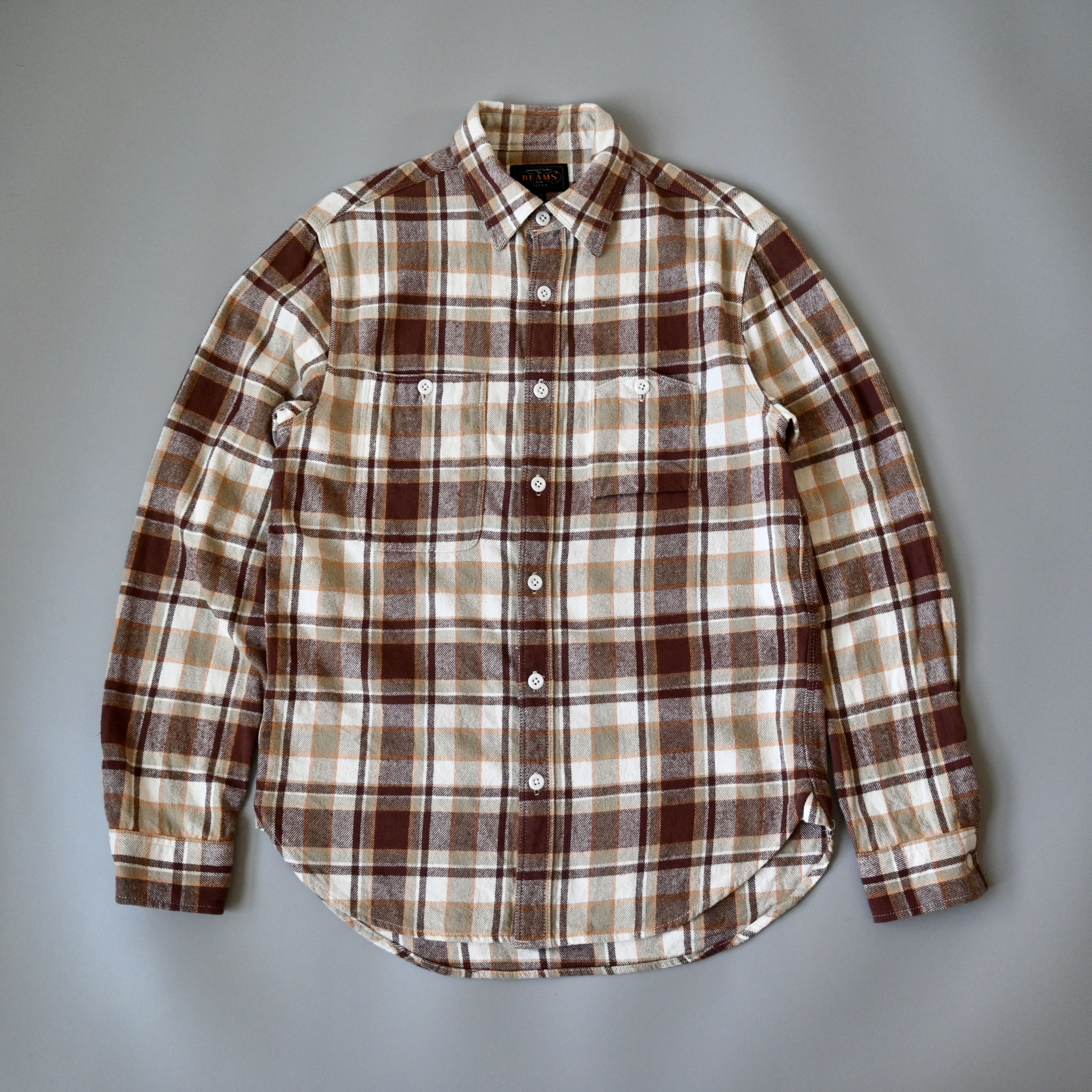 Beams Plus BEAMS PLUS plaid cotton flannel work shirt, S Size US S / EU 44-46 / 1 - 4 Thumbnail