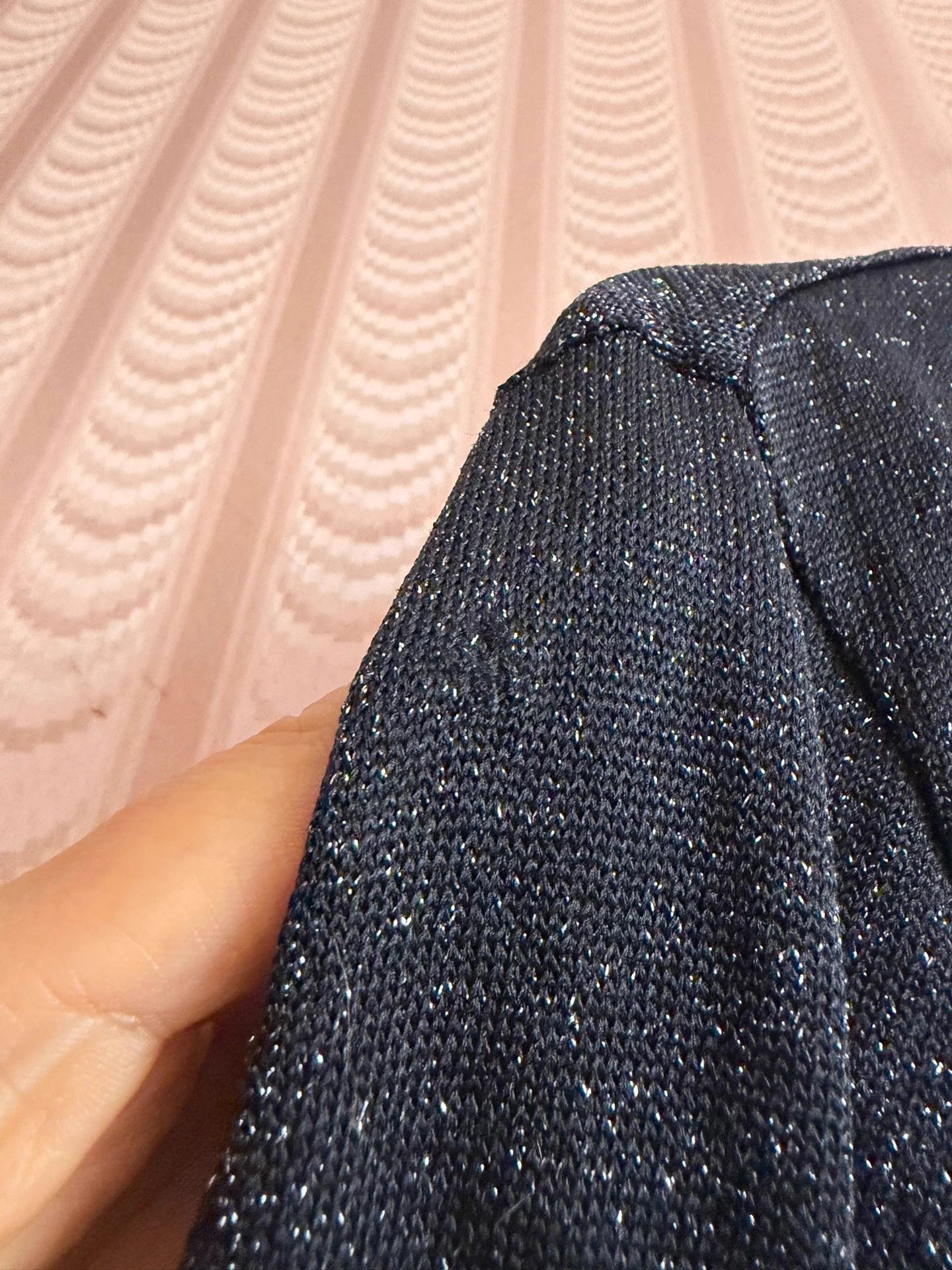 Yohji Yamamoto Yohji Yamamoto Vintage 9/10 Black Silver Metallic Cardigan Size L / US 10 / IT 46 - 6 Thumbnail