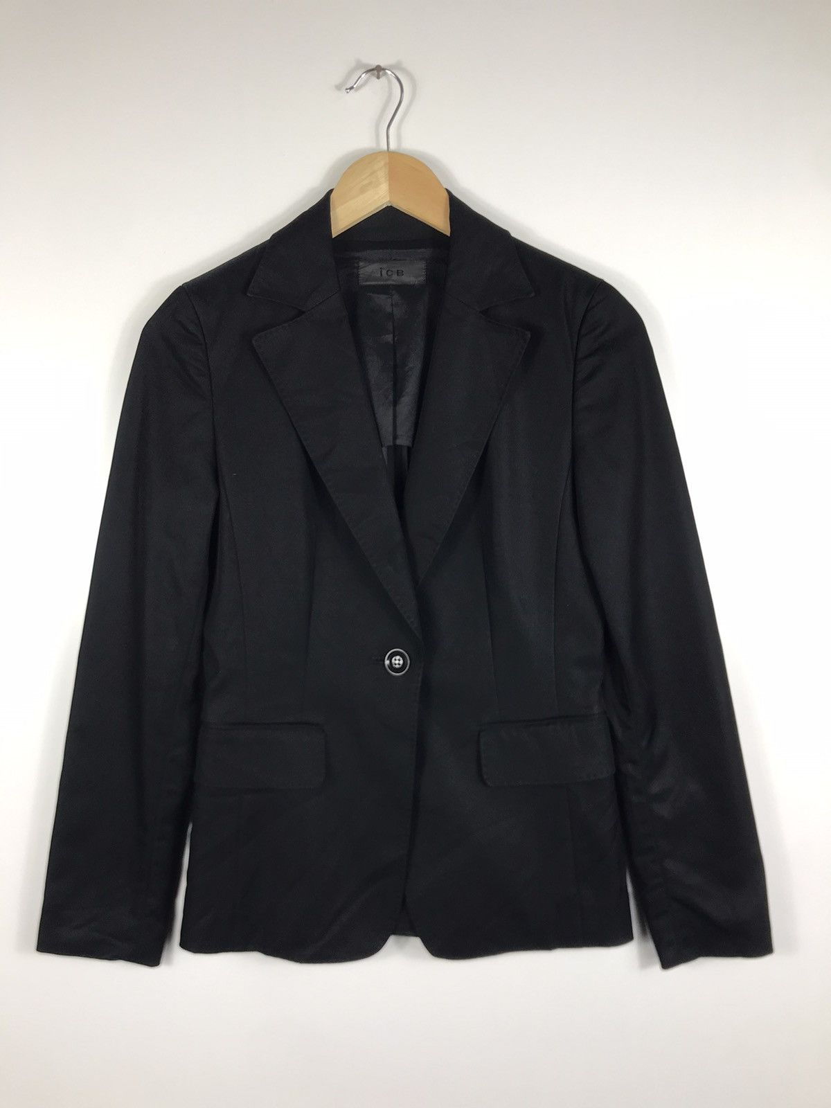 Japanese Brand 🔥ICB Single Button Blazer Coat Size XS / US 0-2 / IT 36-38 - 1 Thumbnail