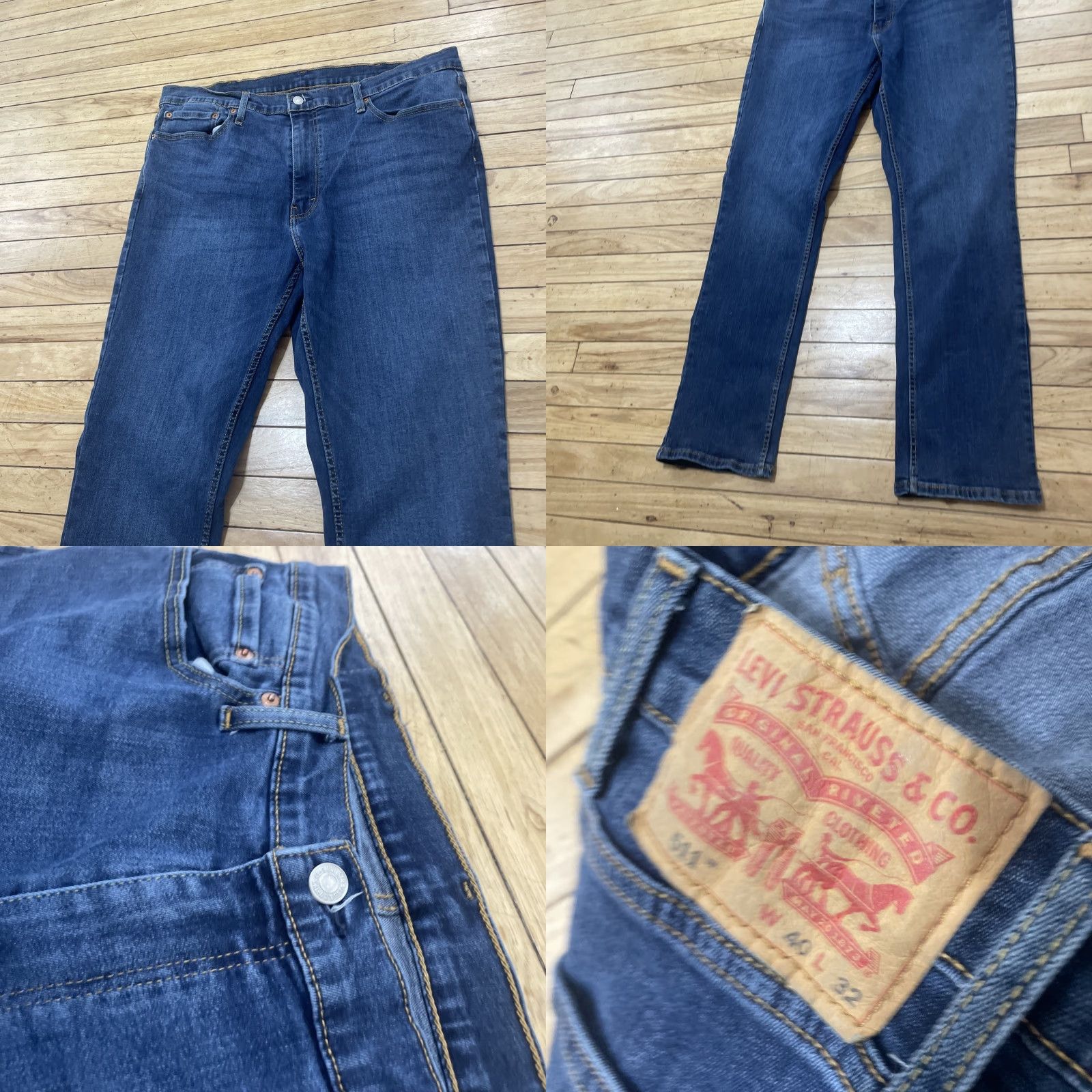 Levi's Levi's Jeans 511 Slim Straight Jeans Men 40x32 Blue Stretch Denim School 5-Pocket Size US 40 / EU 56 - 11 Thumbnail