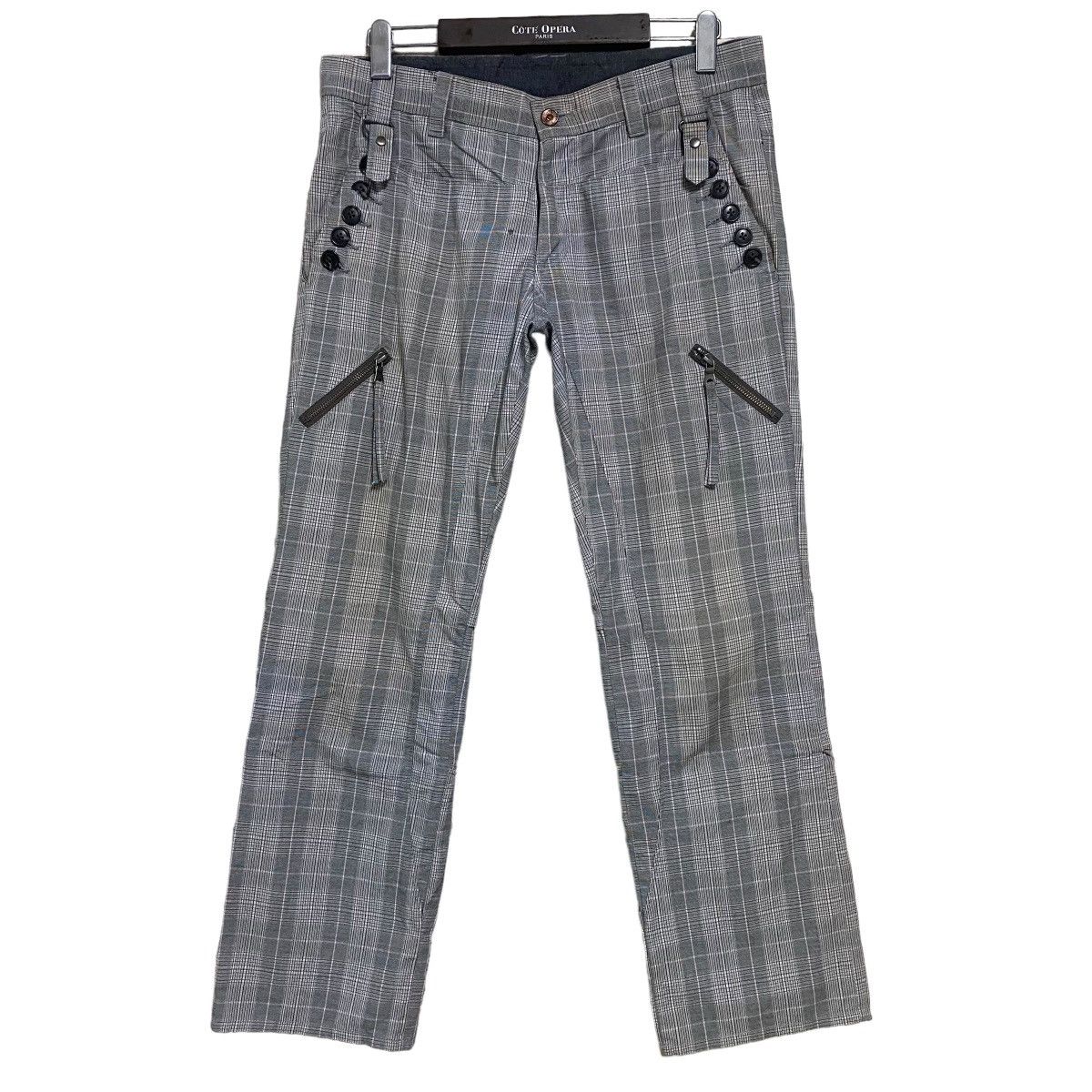 PPFM PPFM Destruct Checkered Pants zipper Size US 32 / EU 48 - 1 Thumbnail