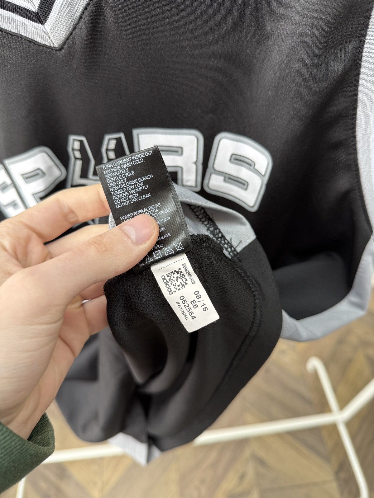 Adidas Duncan San Antonio Spurs Adidas NBA jersey Kids Size US S / EU 44-46 / 1 - 8 Thumbnail