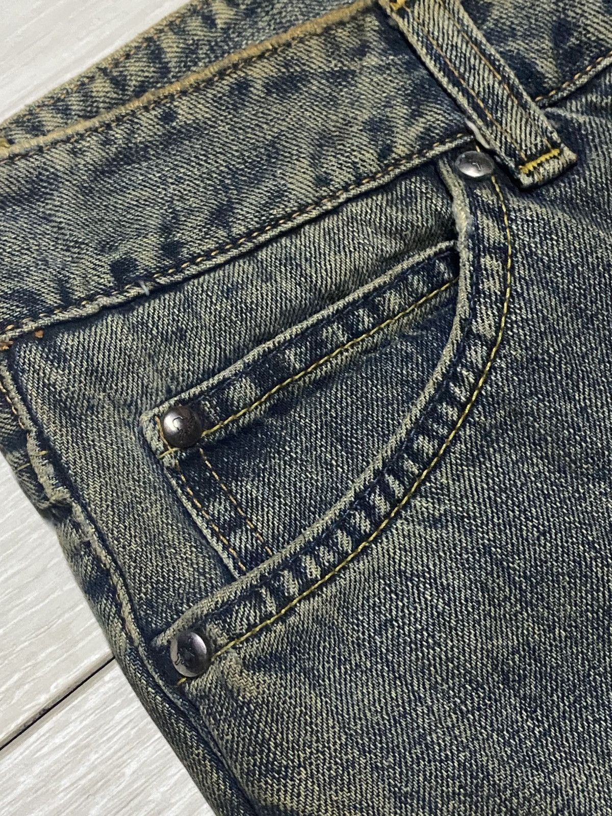 Wrangler Wrangler Authentic Western Geams Grunge Mud Wash Flare Jean Size US 30 / EU 46 - 7 Thumbnail
