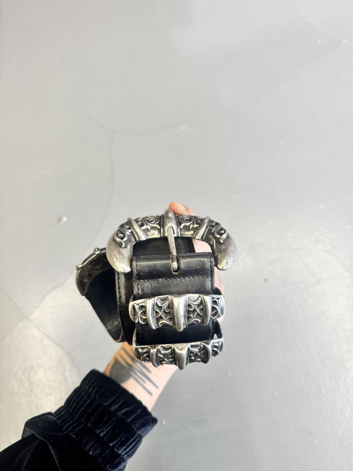 Chrome Hearts Chrome hearts 4Pc XL Talon Belt Size 32 - 2 Thumbnail