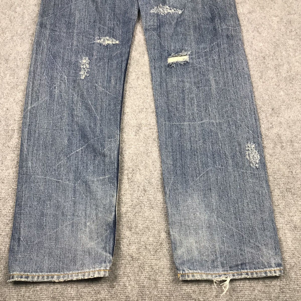 Japanese Brand DISTRESSED DENIM CO.LU JAPANESE JEANS PANTS 147 Size US 30 / EU 46 - 9 Thumbnail