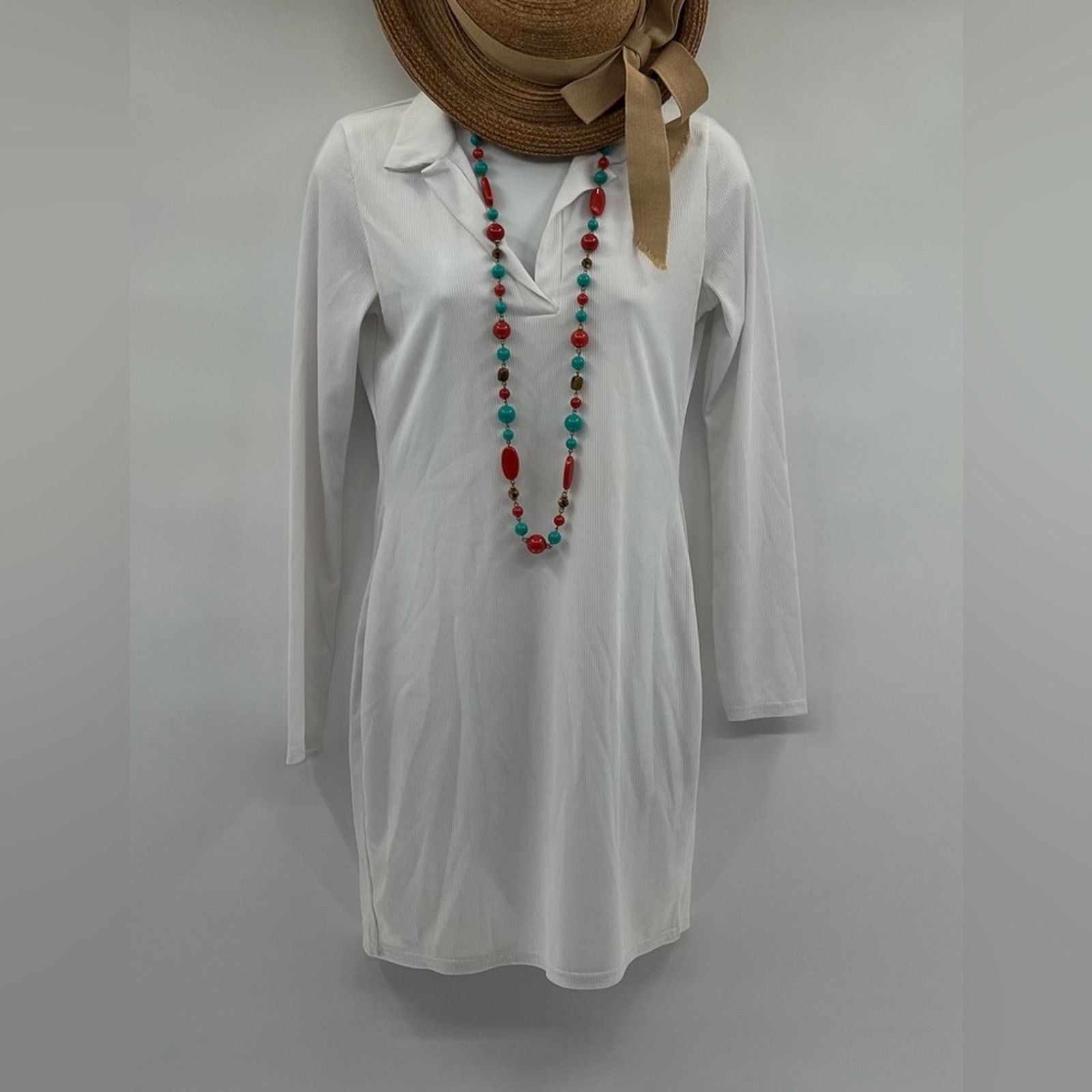 Boohoo BOOHOO RIB KNIT MINI DRESS Sz 8 Size M / US 6-8 / IT 42-44 - 8 Thumbnail