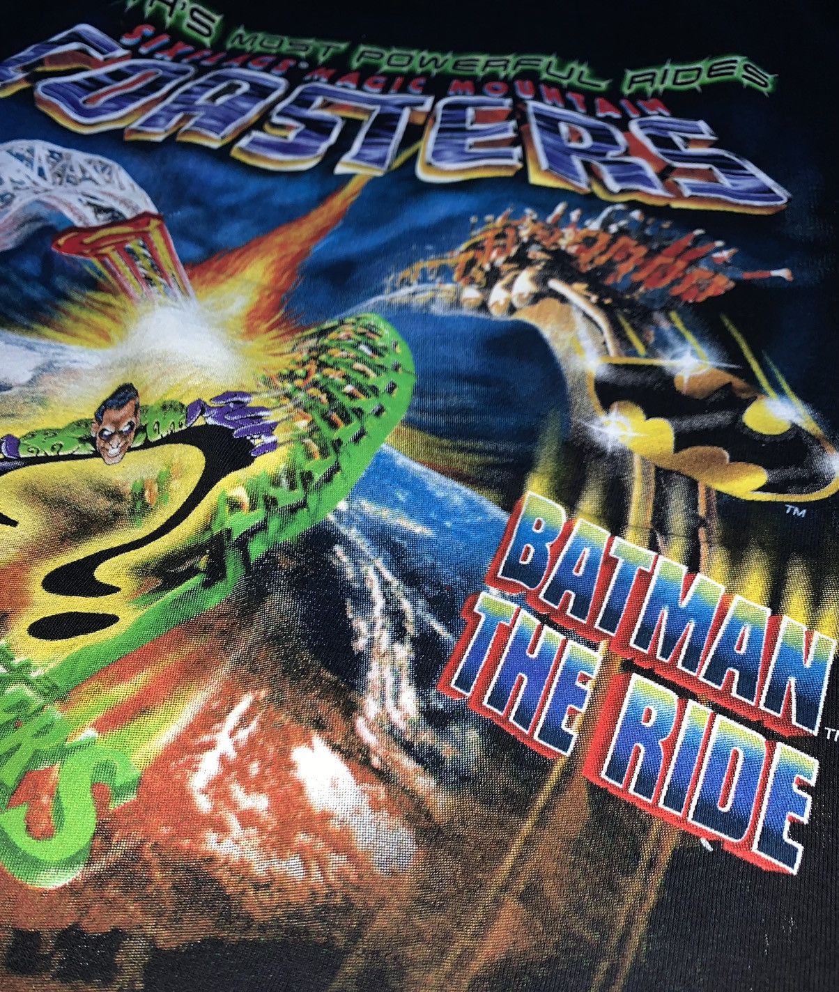 Vintage Vintage Six Flags Magic Mountain Coasters Tee Size US M / EU 48-50 / 2 - 4 Thumbnail