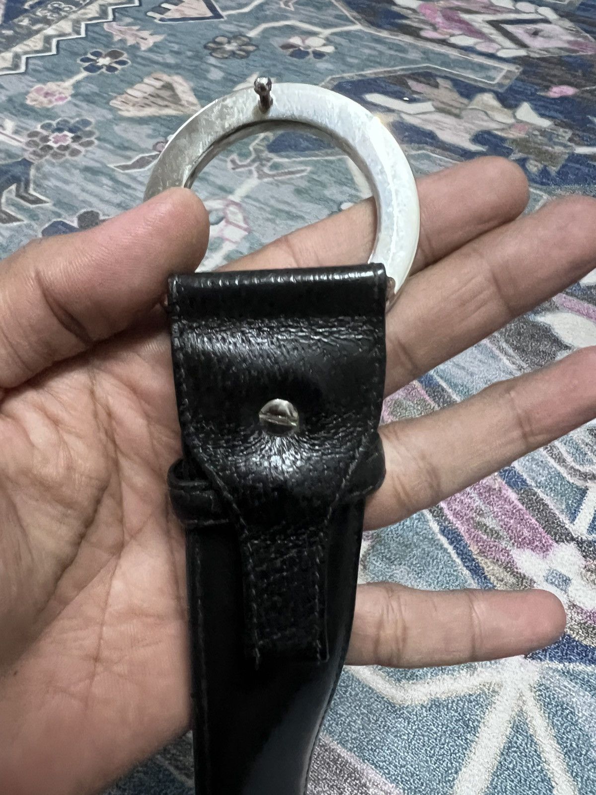 Bvlgari BVLGARI MADE ITALI LEATHER BELT Size 32 - 9 Thumbnail