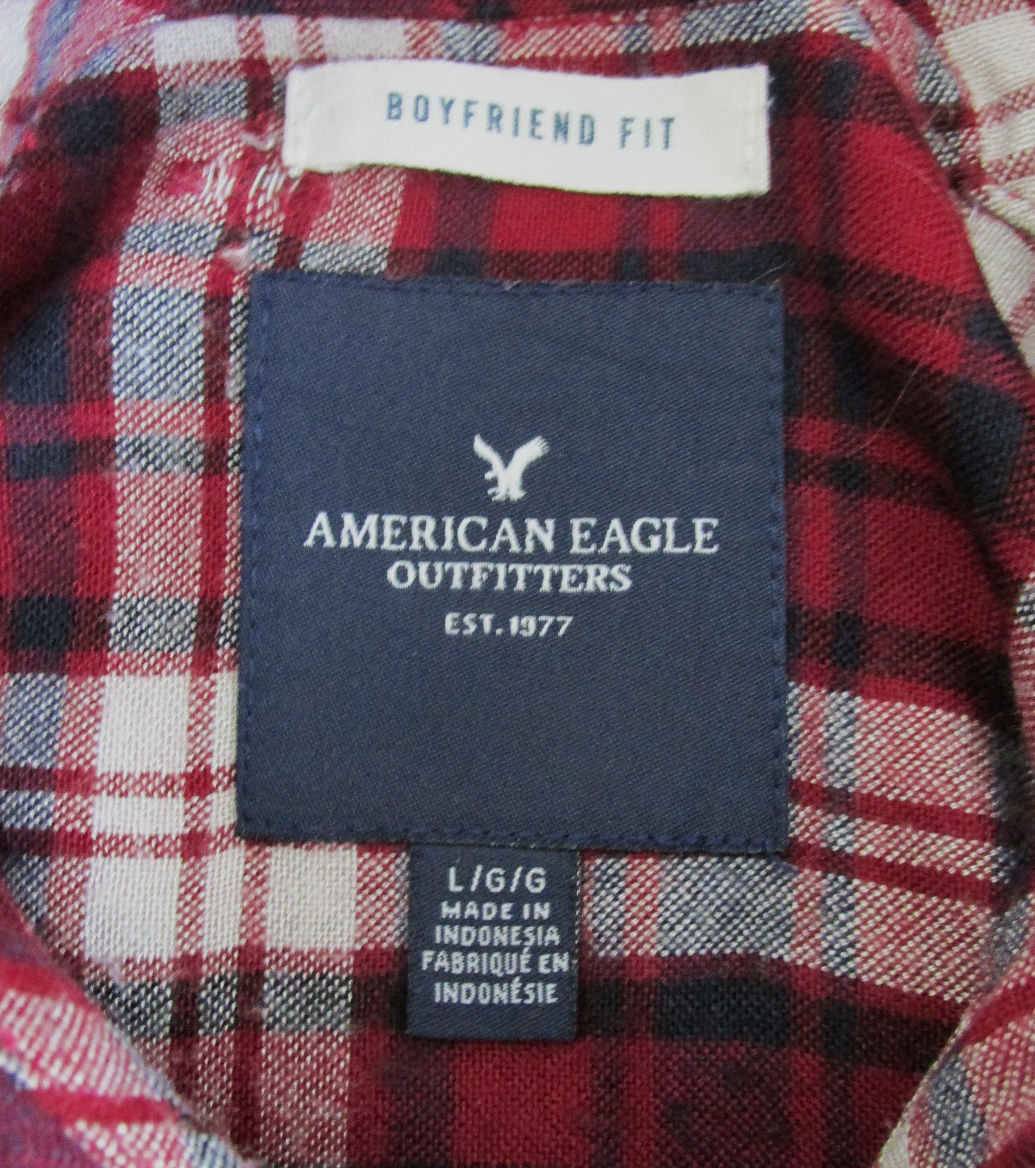 American Eagle Outfitters American Eagle Women's "Boyfriend Fit" Shirt Size Large Size L / US 10 / IT 46 - 2 Thumbnail