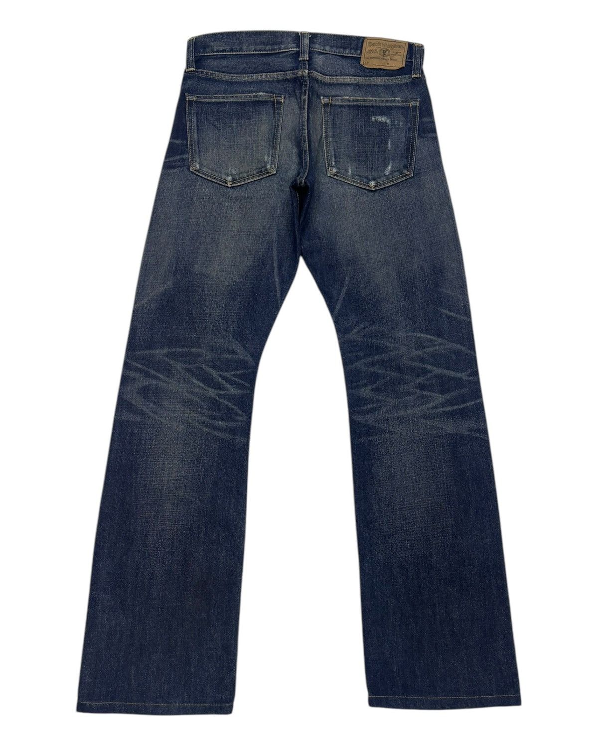 Hysteric Glamour 🔥VINTAGE BACK NUMBER MADE IN NIPPON DISTRESSED DENIM JEANS Size US 32 / EU 48 - 2 Thumbnail