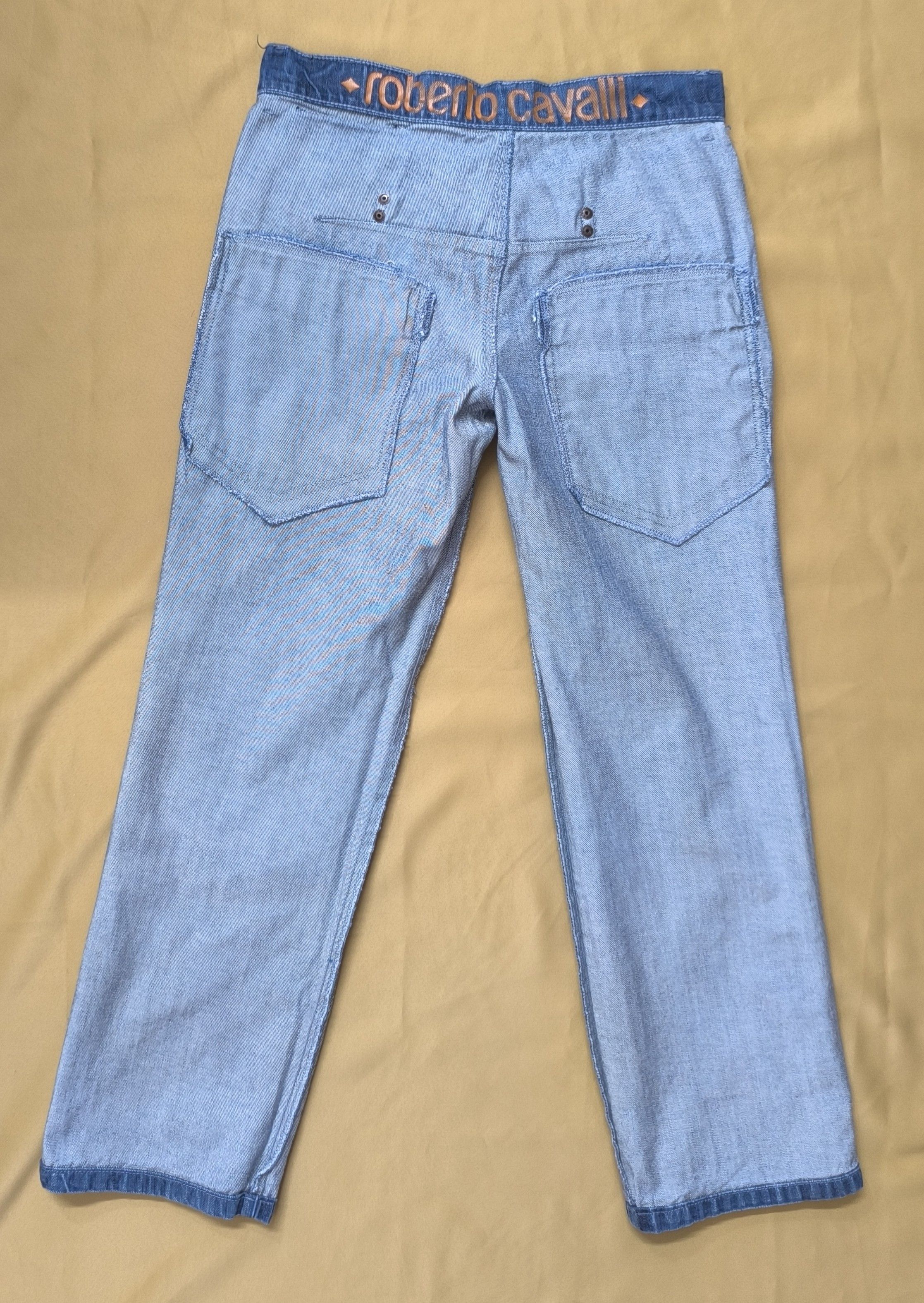 Roberto Cavalli Roberto Cavalli Vintage Devils Junior Blue Jeans Size XS Y2K Size 24" / US 00 / IT 34 - 18 Thumbnail