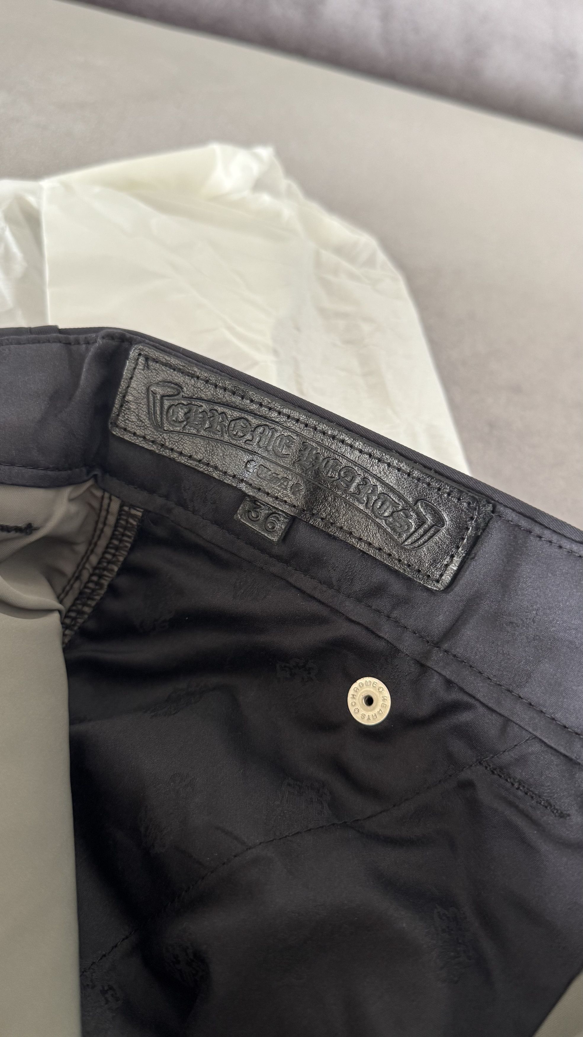 Chrome Hearts Chrome Hearts Nylon Leather Double Knee Shorts Size US 36 / EU 52 - 5 Thumbnail