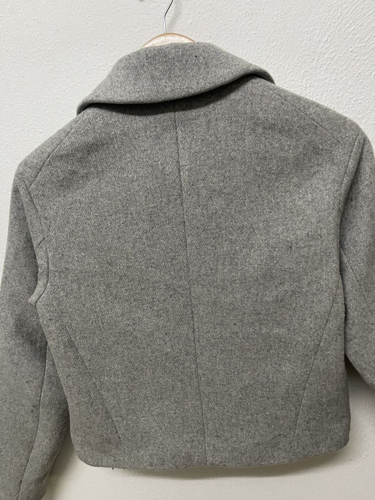 Ted Baker 2000s TED BAKER LONDON DOUBLE BREASTED CROP WOOL JACKET Size XS / US 0-2 / IT 36-38 - 13 Thumbnail