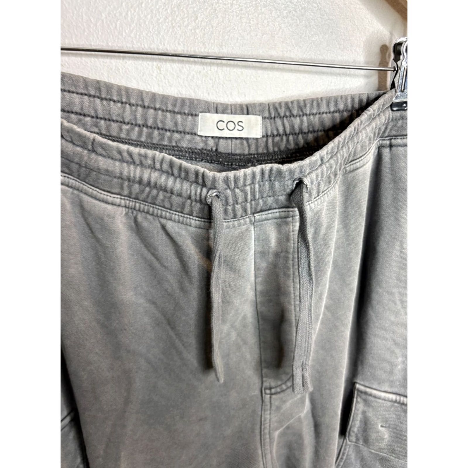 Cos COS Sweatpants Gray Cotton XL Womens Pants City Size 40" / US 18 - 4 Thumbnail
