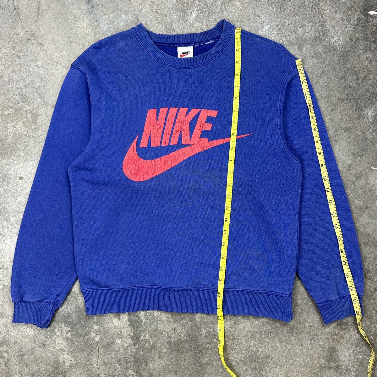Nike × Vintage 80s 90s Nike Swoosh Sweatshirt Size US M / EU 48-50 / 2 - 9 Thumbnail