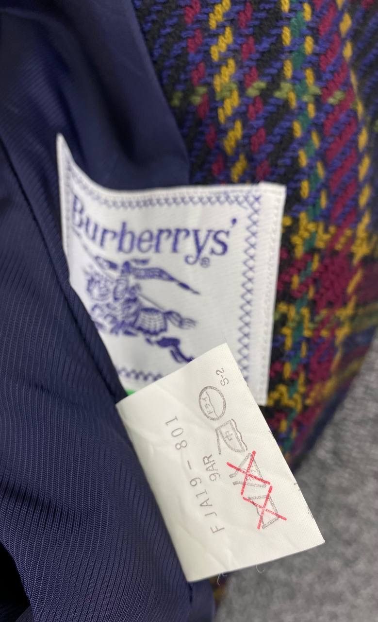 Burberry Vintage Burberry Shadow Plaids Wool Coat Cardigan Jacket Size S / US 4 / IT 40 - 9 Thumbnail