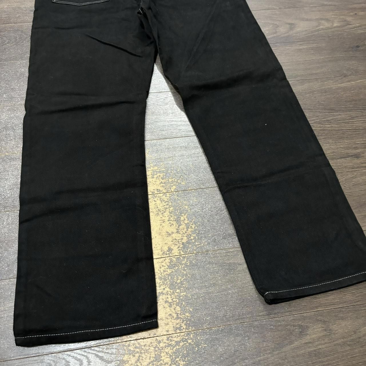 Wrangler Vintage Wrangler Black Off Stitch Jeans Made in USA 36x31 Size US 36 / EU 52 - 6 Thumbnail