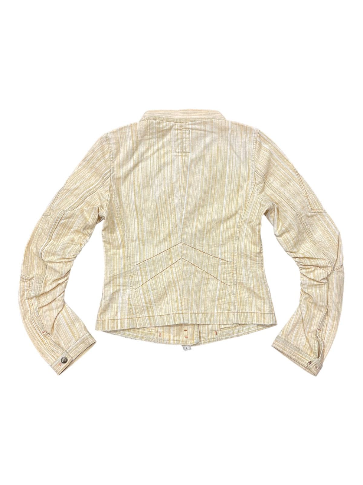 Beauty Beast × Marithe + Francois Girbaud × Seditionaries Vtg 90s Marithe Francois Girbaud Western Yoke Crop Jacket Size M / US 6-8 / IT 42-44 - 2 Thumbnail