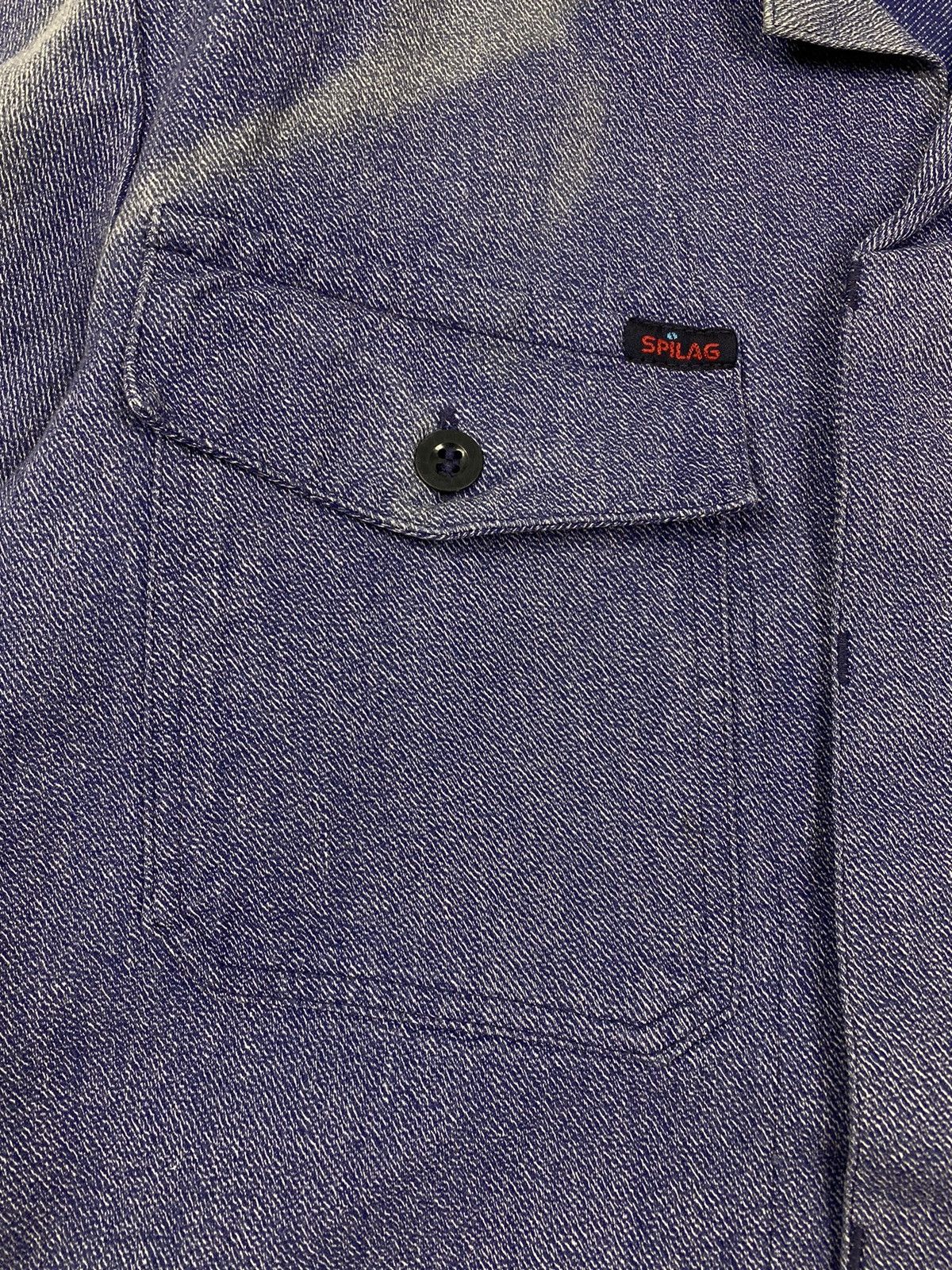 Vintage 1980’s Vintage Sun Faded Spilag Chore Work Jacket Size US M / EU 48-50 / 2 - 6 Thumbnail
