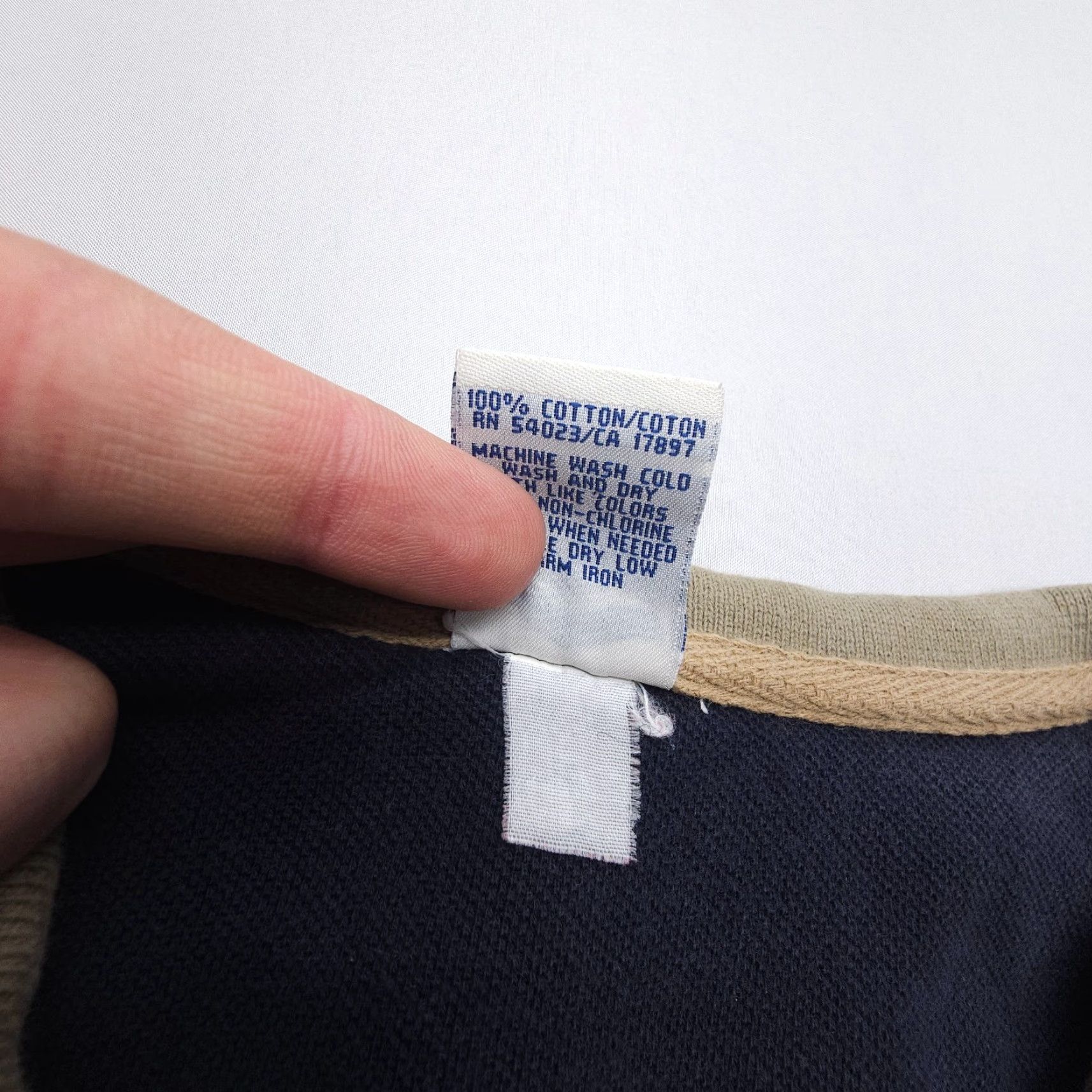 Old Navy VINTAGE Old Navy Polo Shirt Mens 2XL Tan Beige Cotton Knit Short Sleeve Casual Preppy 90s Outdoor Logo Button Mens Size US XXL / EU 58 / 5 - 7 Thumbnail