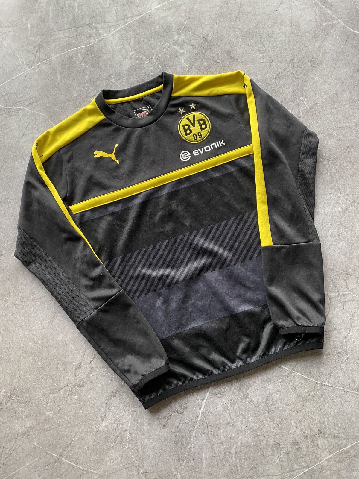 Puma Puma BVB Borussia Dortmund Soccer Training Top Sweatshirt Size US XS / EU 42 / 0 - 1 Thumbnail