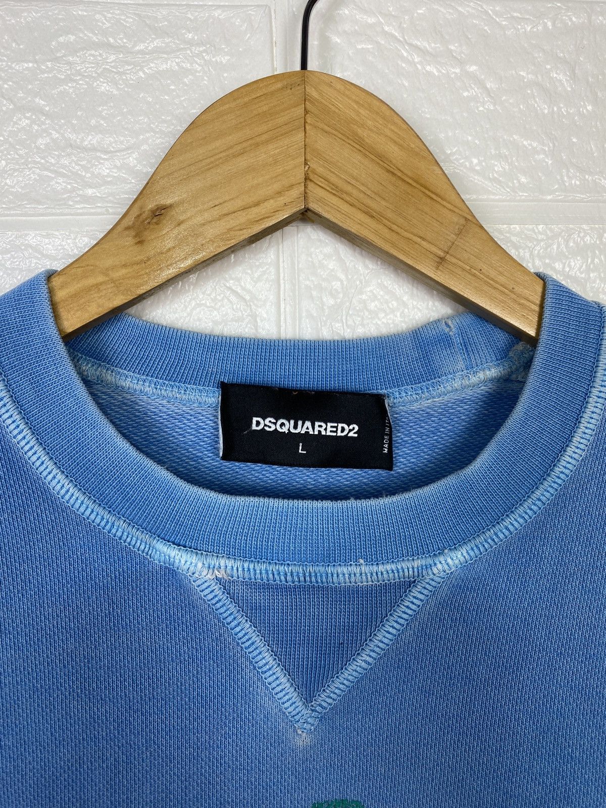 Dsquared2 DSQUARED Sweatshirt Blue Big Logo Size L Size US L / EU 52-54 / 3 - 10 Thumbnail