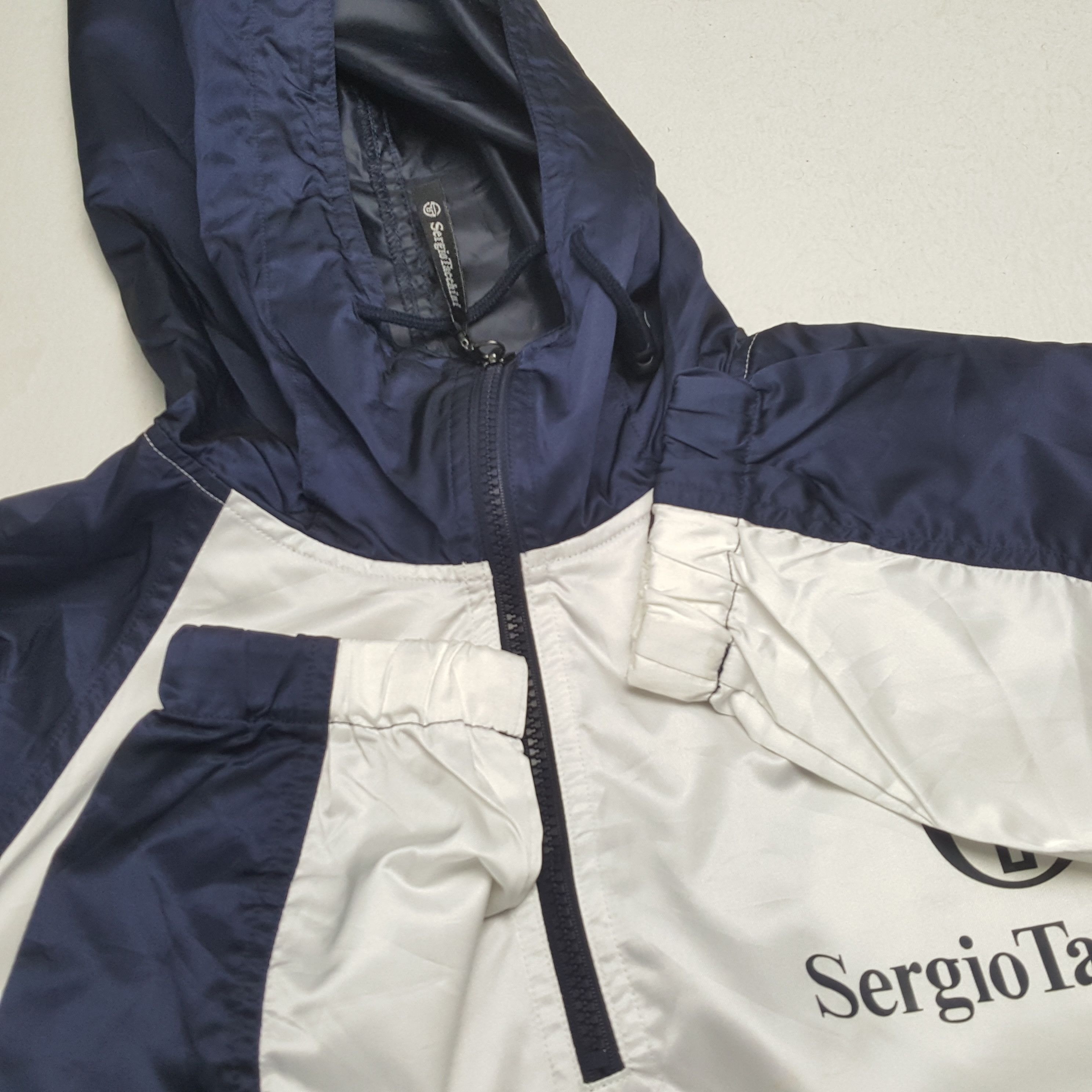 Sergio Tacchini × Vintage SERGIO TACCHINI Logo Design Windbreaker Jacket Size US XL / EU 56 / 4 - 9 Thumbnail