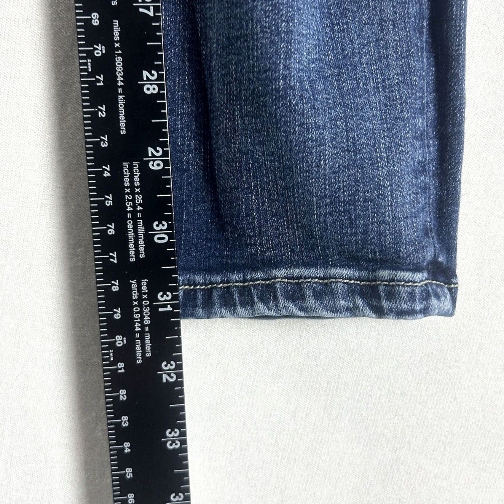 Vintage Maurices Womens Jeans Skinny Denim Low Rise Stretch Medium Wash Blue S Regular Rise Pocketed Women's Jeans Size 28" / US 6 / IT 42 - 6 Thumbnail