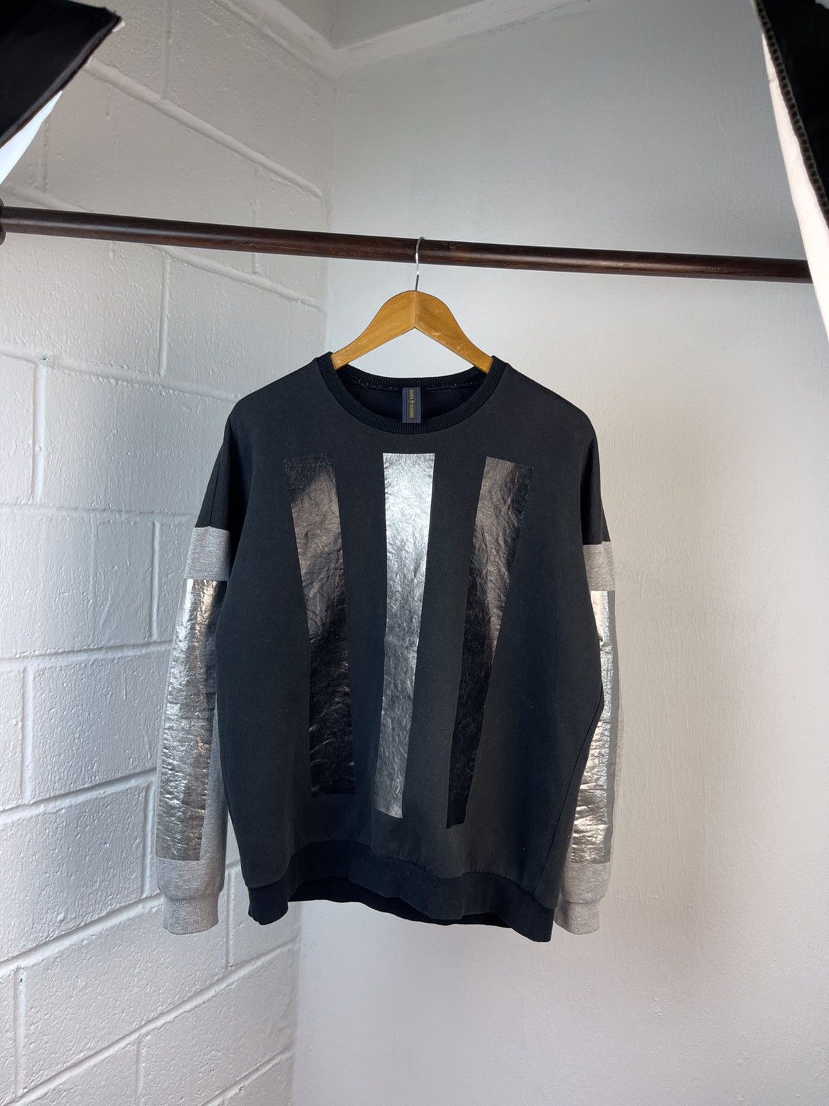 Maison MIHARA YASUHIRO Miharayasuhiro Metalic Print Sweatshirt A1 Size US L / EU 52-54 / 3 - 5 Thumbnail