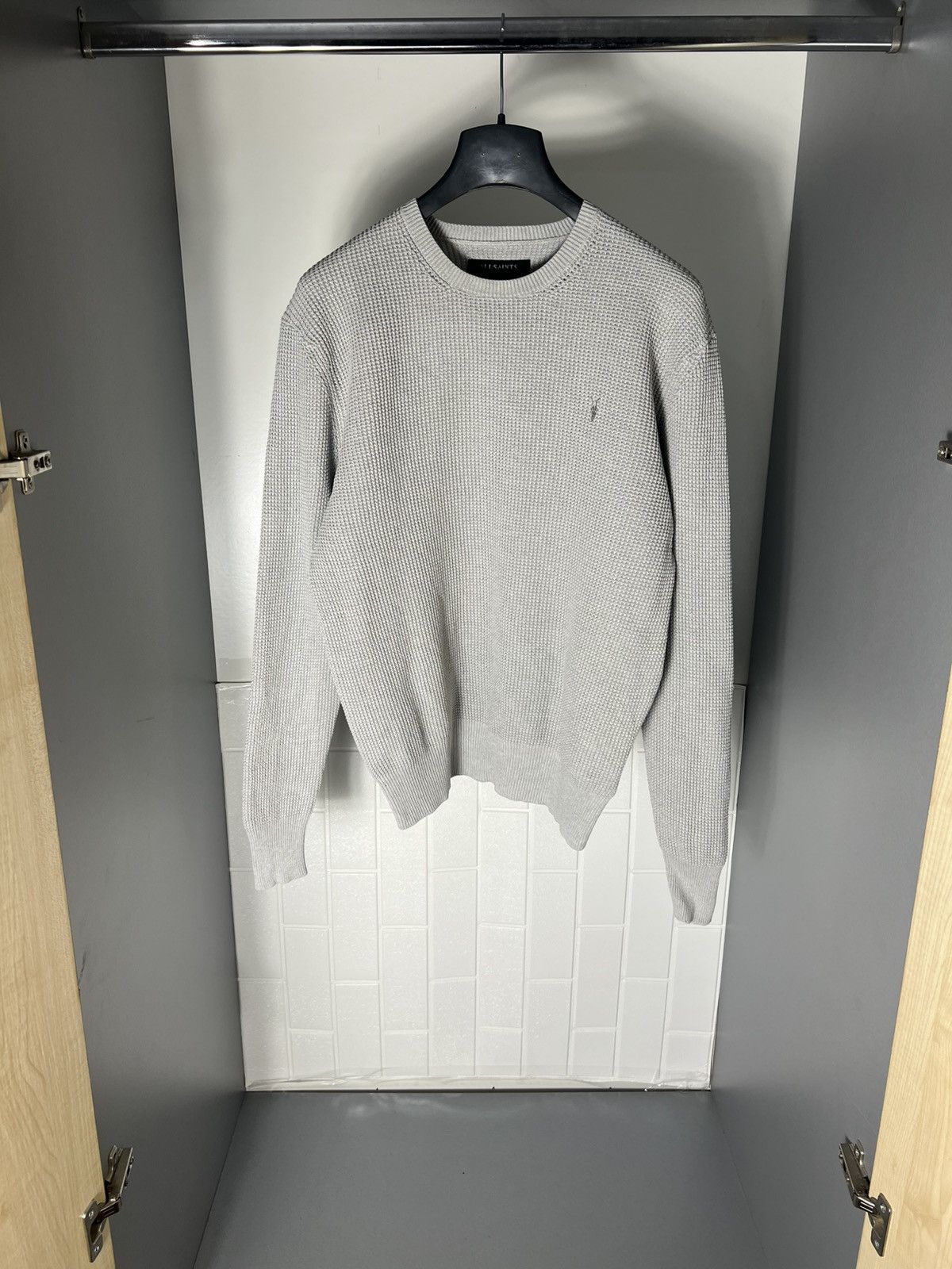 Allsaints × Vintage VERY RARE ALLSAINTS DESIGNER KNIT SWEATER JAPAN STYLE CASUAL Size US S / EU 44-46 / 1 - 1 Thumbnail