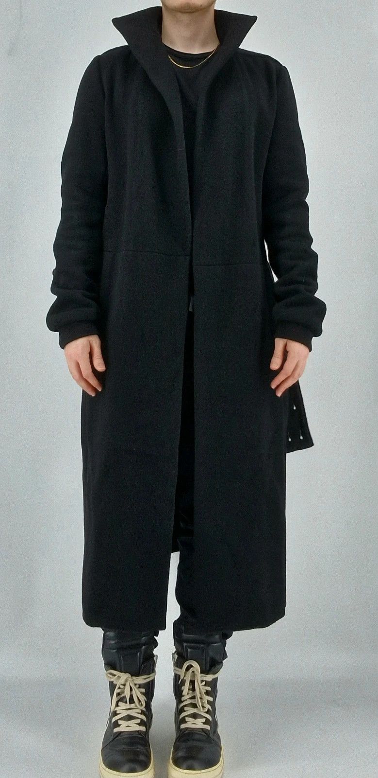Rick Owens DSWT FW11 Heavy Cashmere Coat Limo Size US L / EU 52-54 / 3 - 6 Thumbnail
