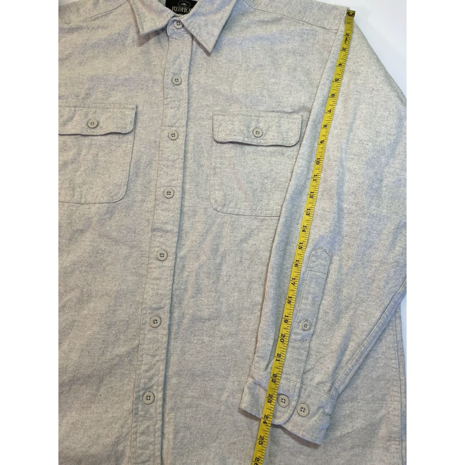 Vintage VINTAGE RedHead Flannel Long Sleeve Shirt Outdoor Gray XL Mens Size US XL / EU 56 / 4 - 7 Thumbnail