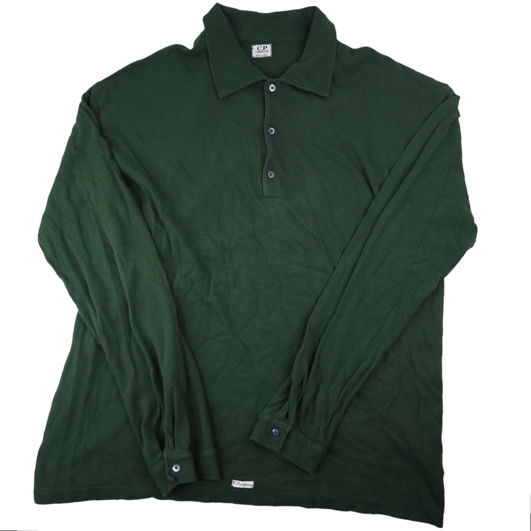 Vintage VINTAGE C.P. Company Long Sleeve Polo Shirt Mens XXL Green Polo Shirt 2XL Mens Size US XXL / EU 58 / 5 - 2 Thumbnail