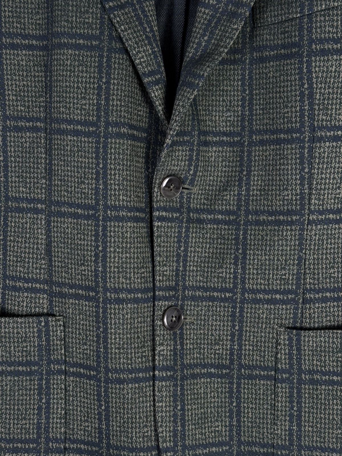 L.B.M. 1911 L.B.M. 1911 Olive Green Check Wool-Blend Men’s Blazer 48R Size 48L - 5 Thumbnail