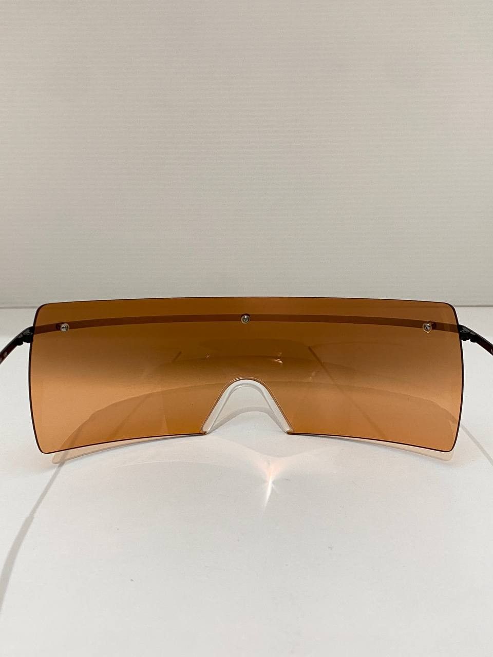 Chanel Chanel Logo Shield Wrap Visor Mask Mirrored Sunglasses 4045 Size ONE SIZE - 7 Thumbnail