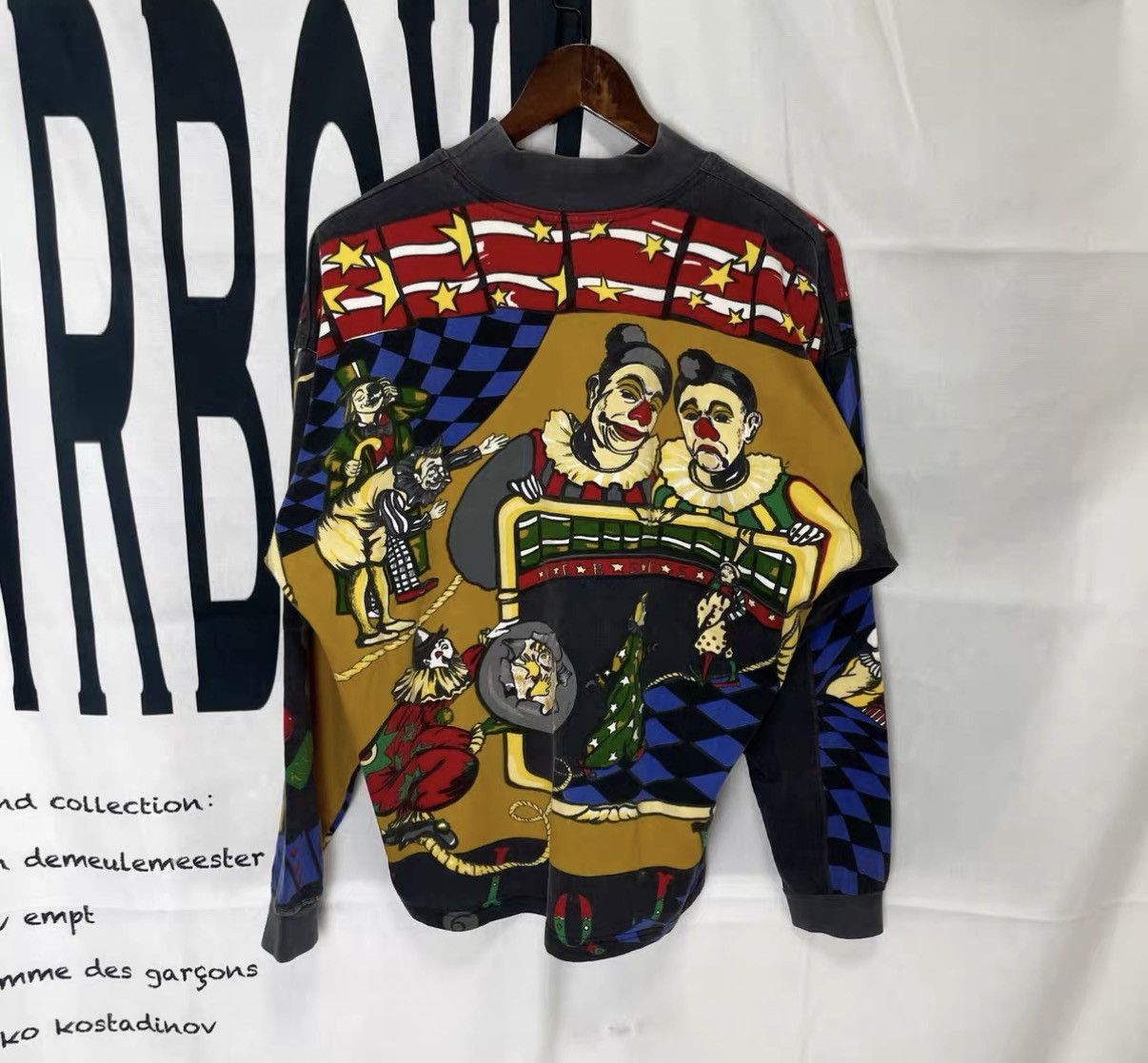 Versace Jeans Couture Versace Jeans Couture Clown Print Mock Neck Long Sleeve J29 Size US S / EU 44-46 / 1 - 2 Thumbnail
