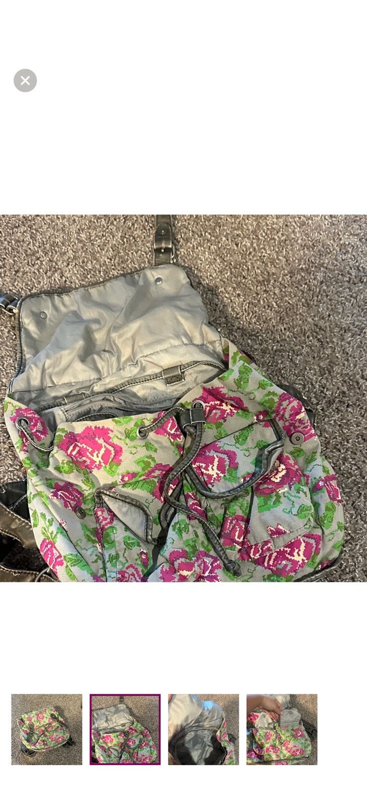 Other Floral backpack Size ONE SIZE - 2 Thumbnail