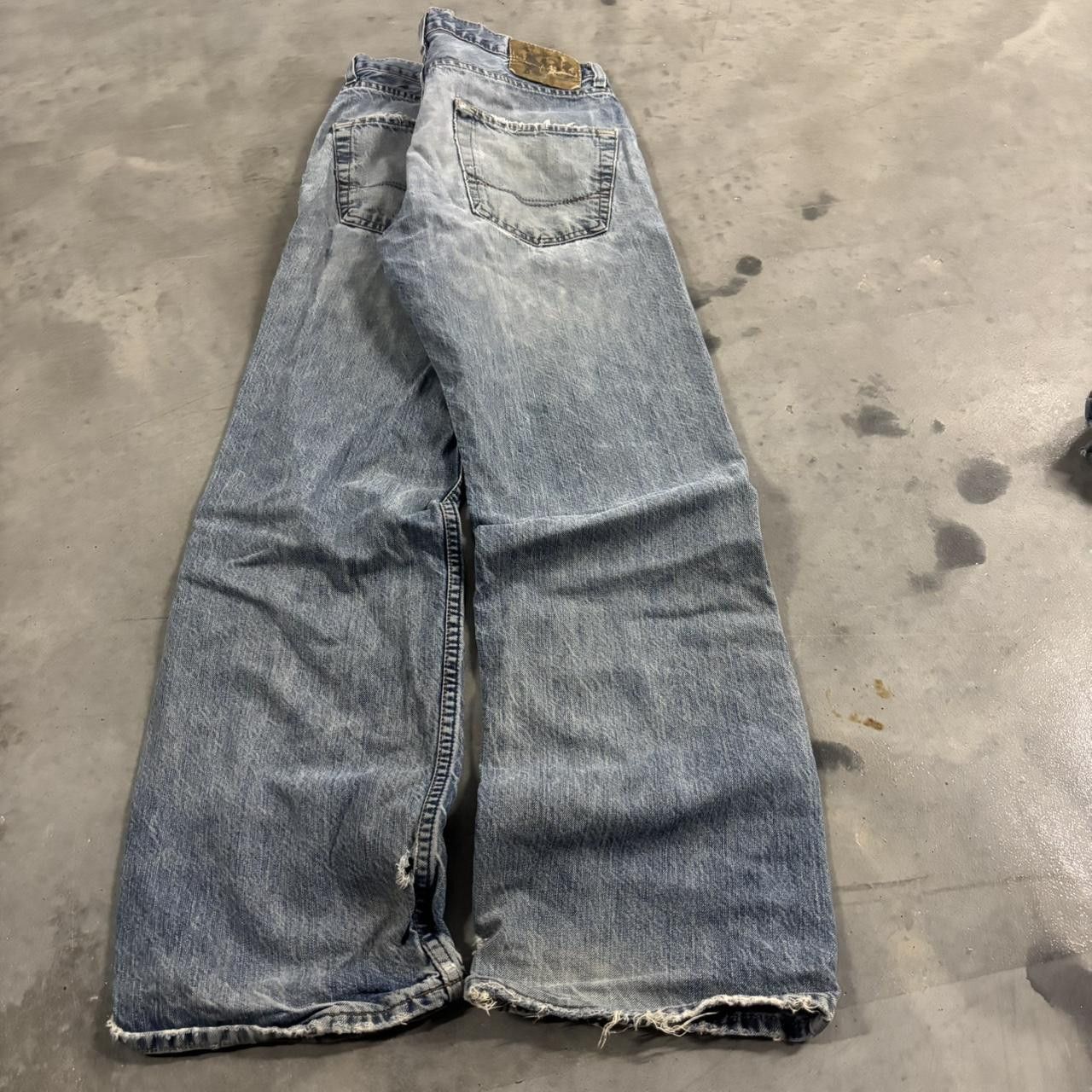 Vintage Crazy Vintage Y2K/2000s Grunge Faded Distressed Denim Jeans! 31x30 Size US 31 - 4 Thumbnail